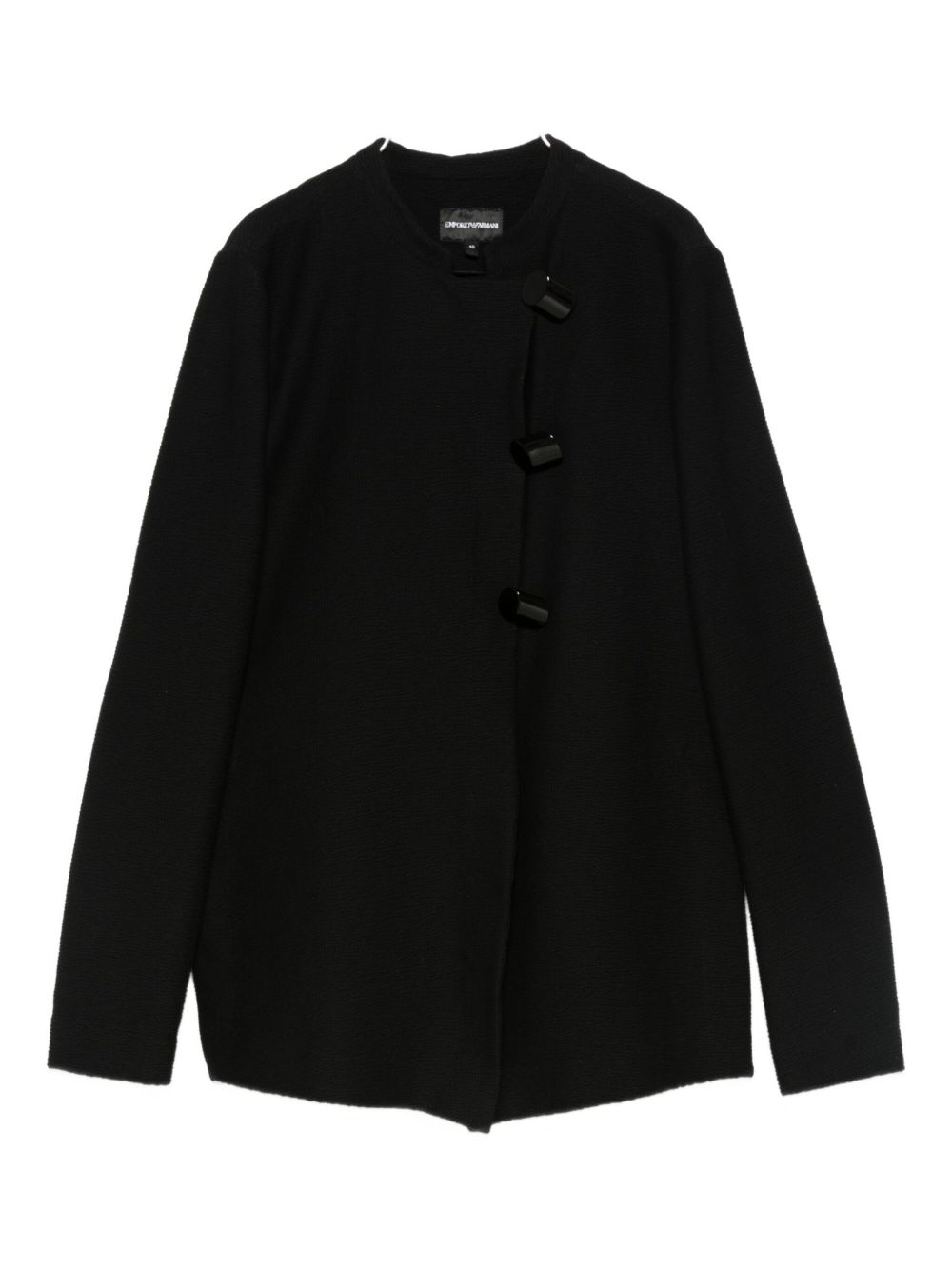 EMPORIO ARMANI Asymmetrical Fastening Single-Breasted Jacket for Women