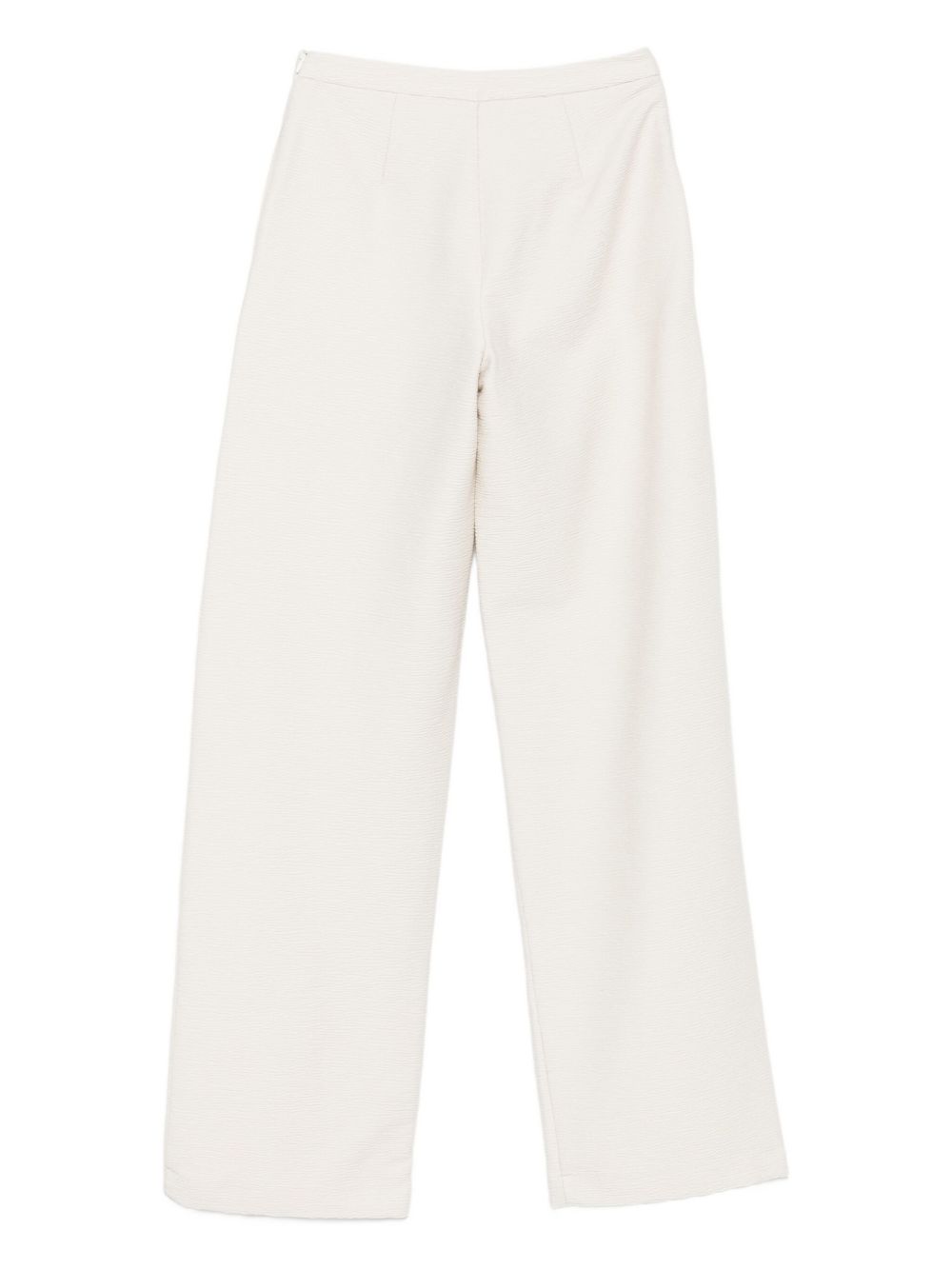 EMPORIO ARMANI High-Waisted Trousers with Straight Hem for Women