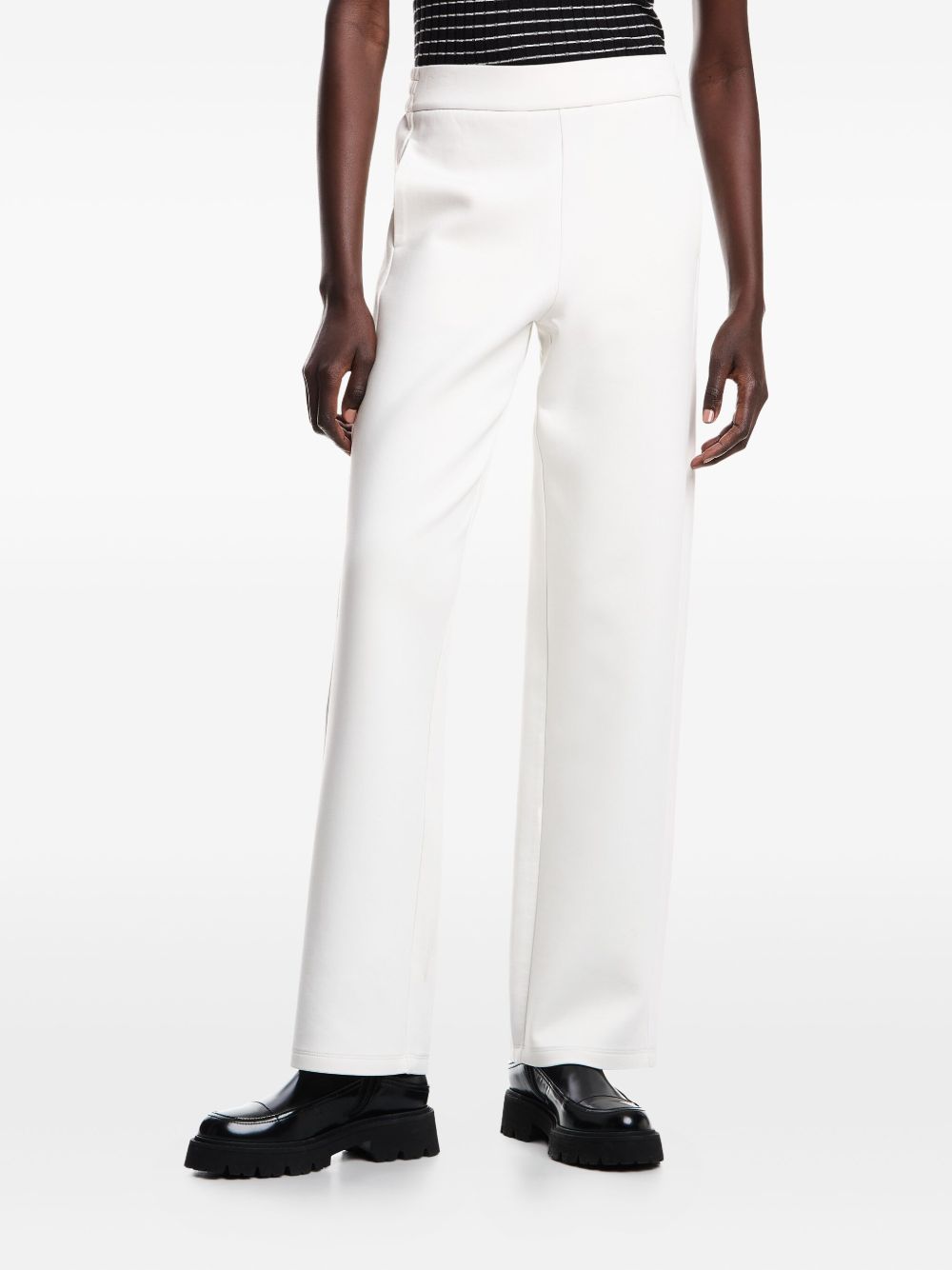 EMPORIO ARMANI Straight-Leg Trousers for Women - FW25 Collection