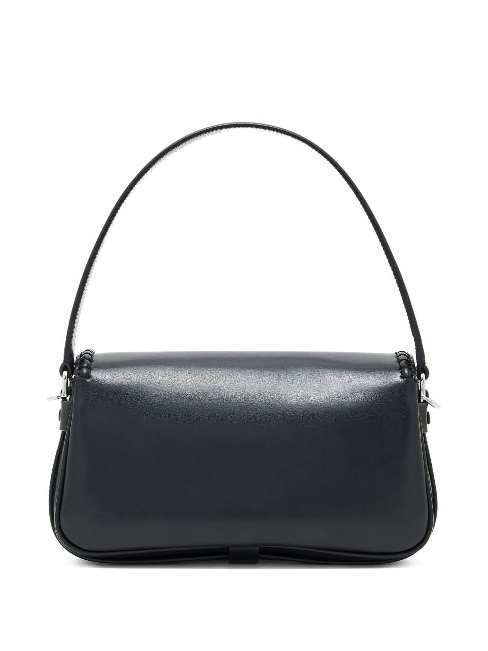 EMPORIO ARMANI Leather Shoulder Handbag with Detachable Strap