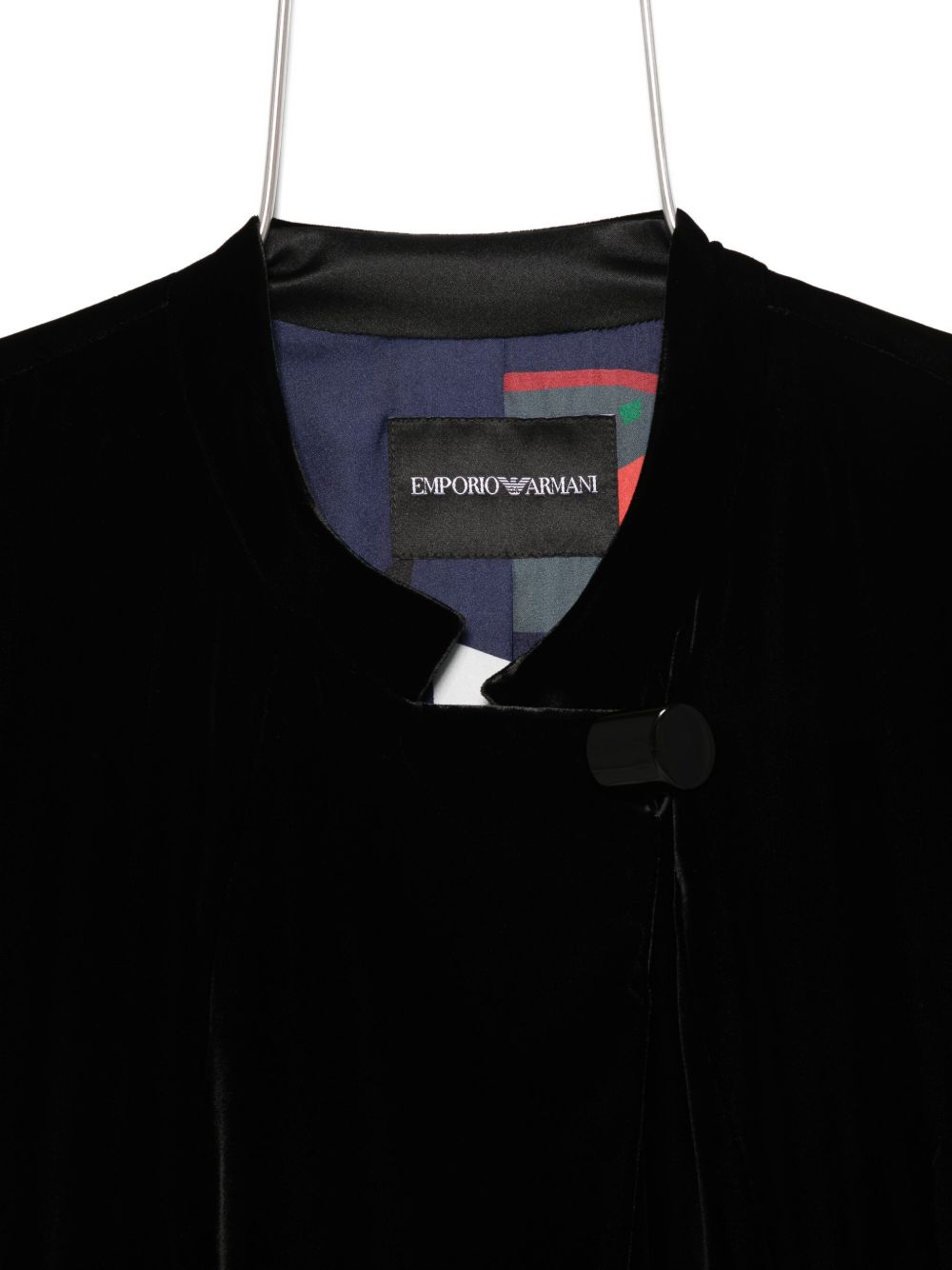 EMPORIO ARMANI Round Neck Buttoned Top for Women - FW25 Collection