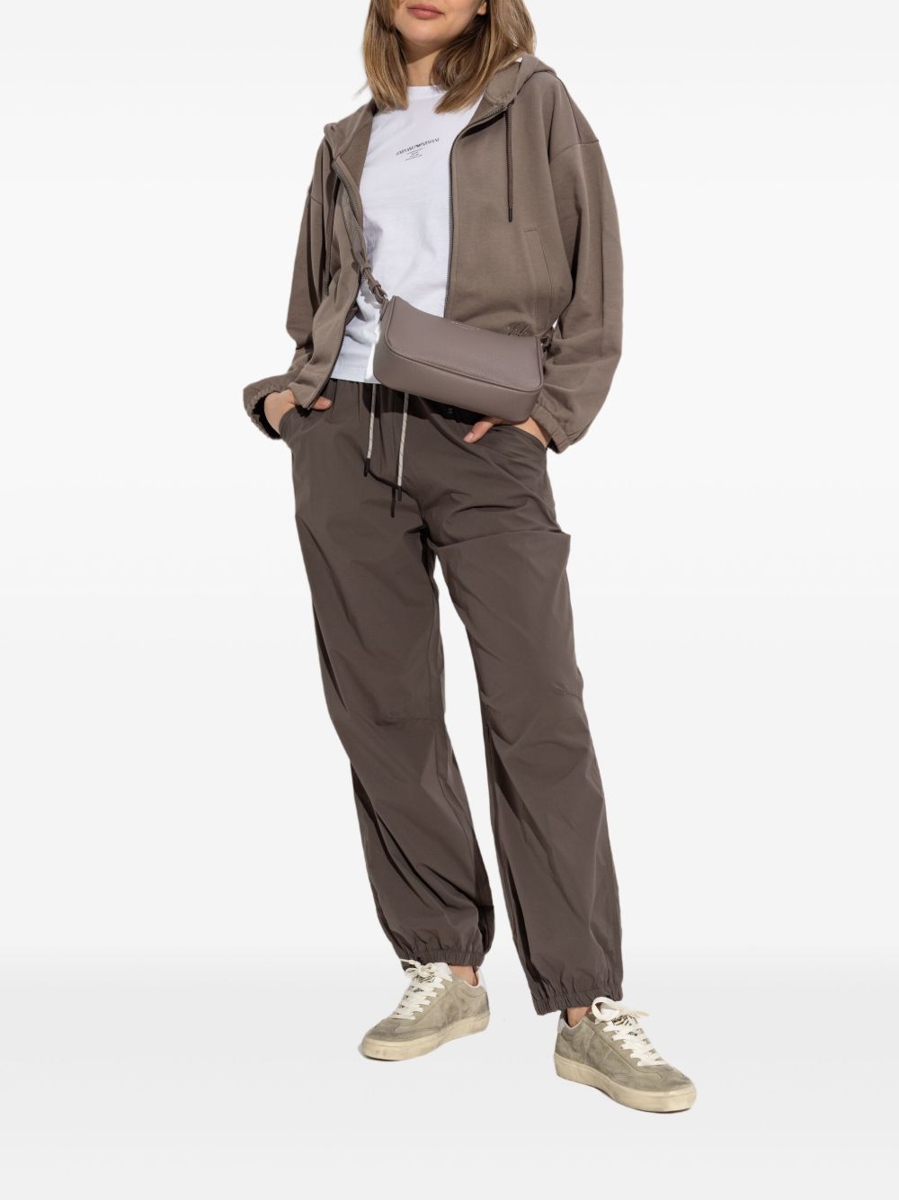 EMPORIO ARMANI Logo Cotton T-Shirt - Short Sleeves, Crew Neck