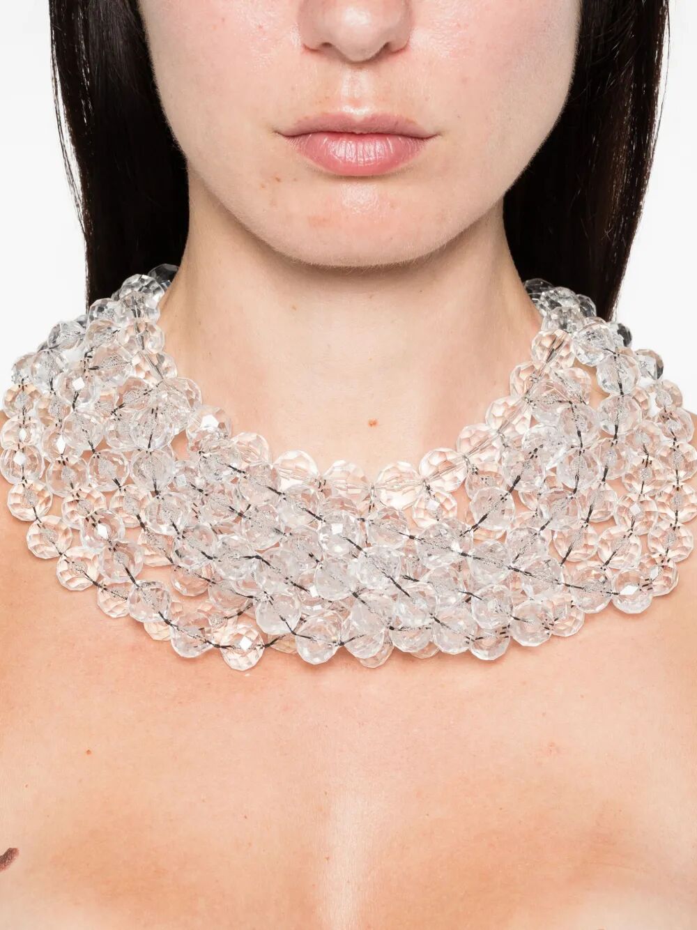 EMPORIO ARMANI Transparent Twist Mini Necklace