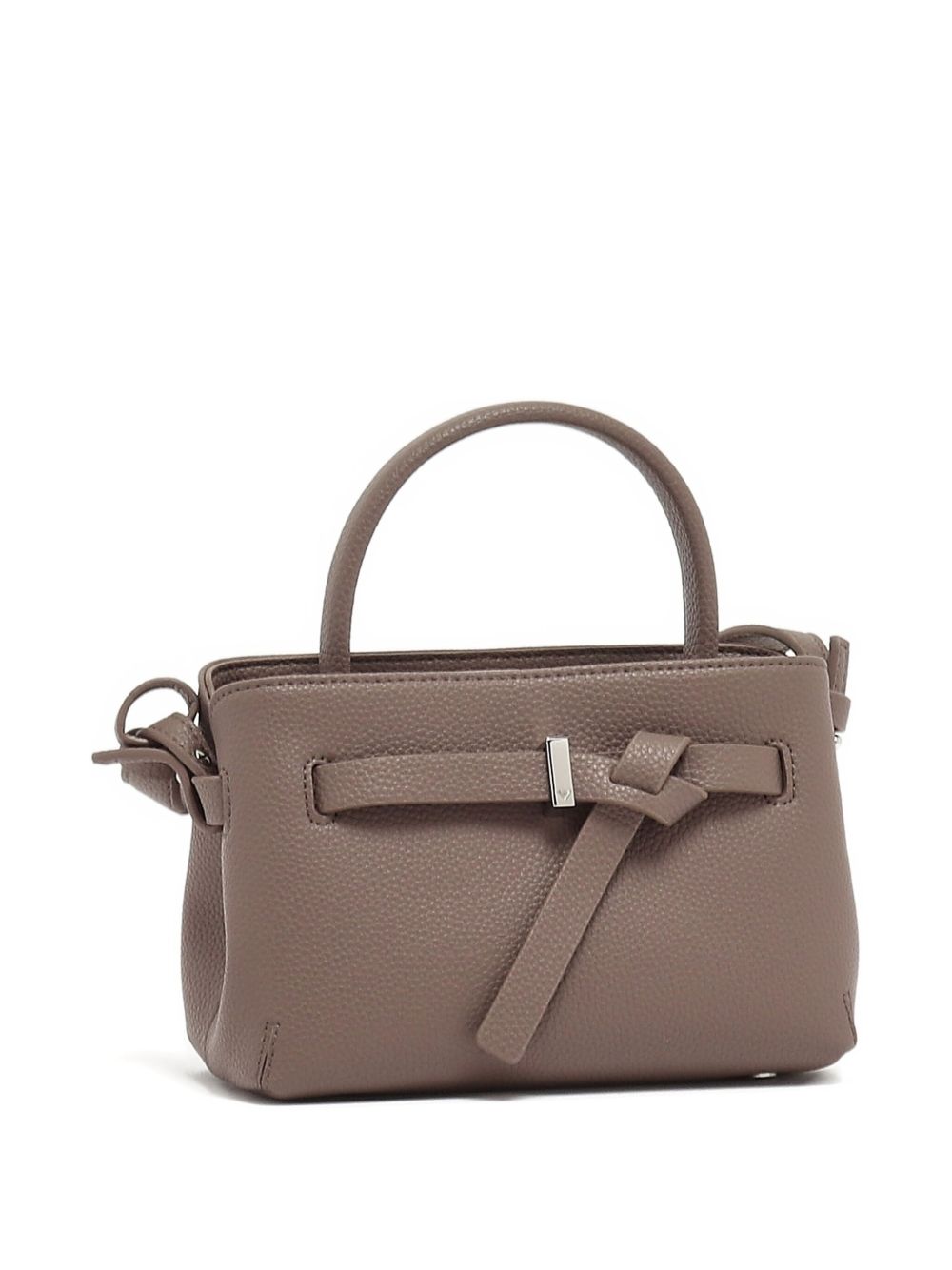 EMPORIO ARMANI Mini Pebble Textured Handbag with Knot Detail
