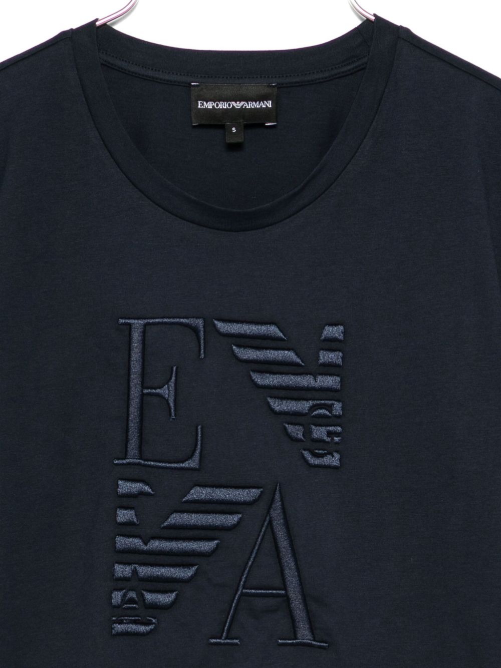EMPORIO ARMANI Classic Logo Cotton T-Shirt for Women - FW25
