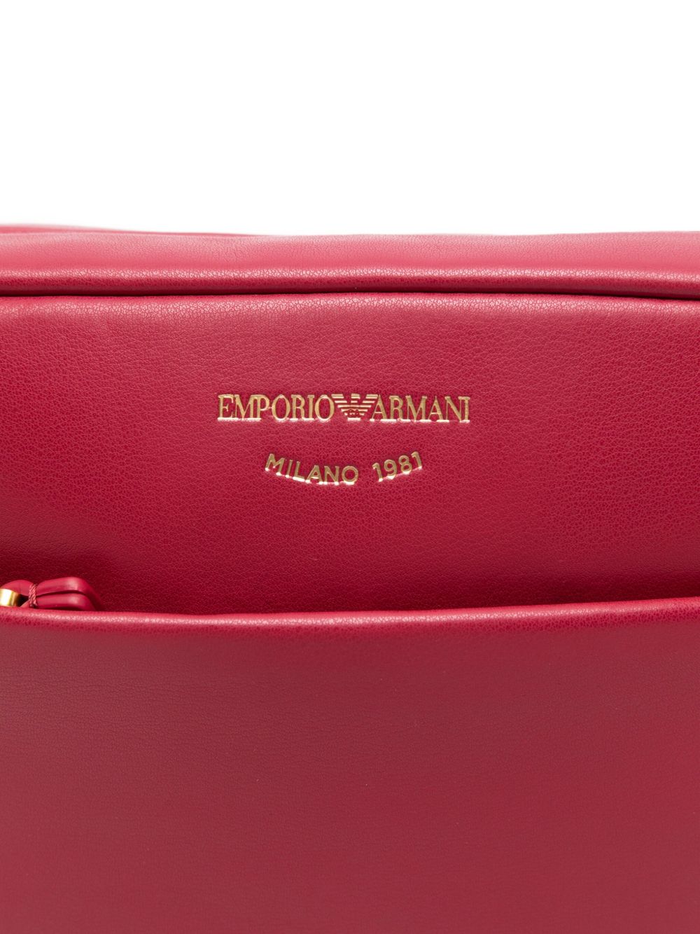 EMPORIO ARMANI Rectangular Leather Handbag with Detachable Strap
