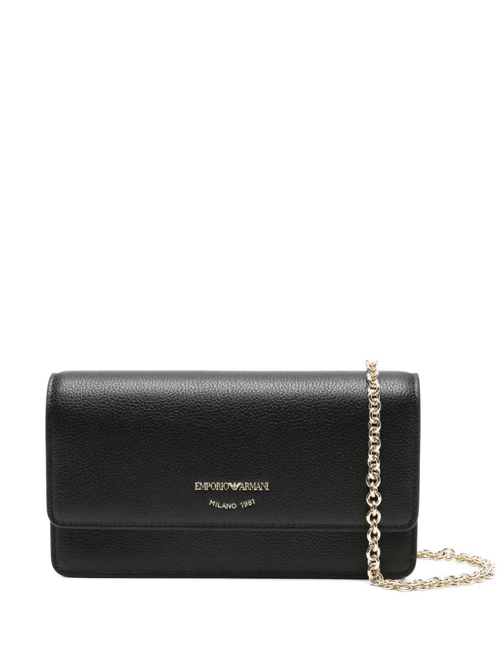 EMPORIO ARMANI Leather Wallet on Chain Mini for Women