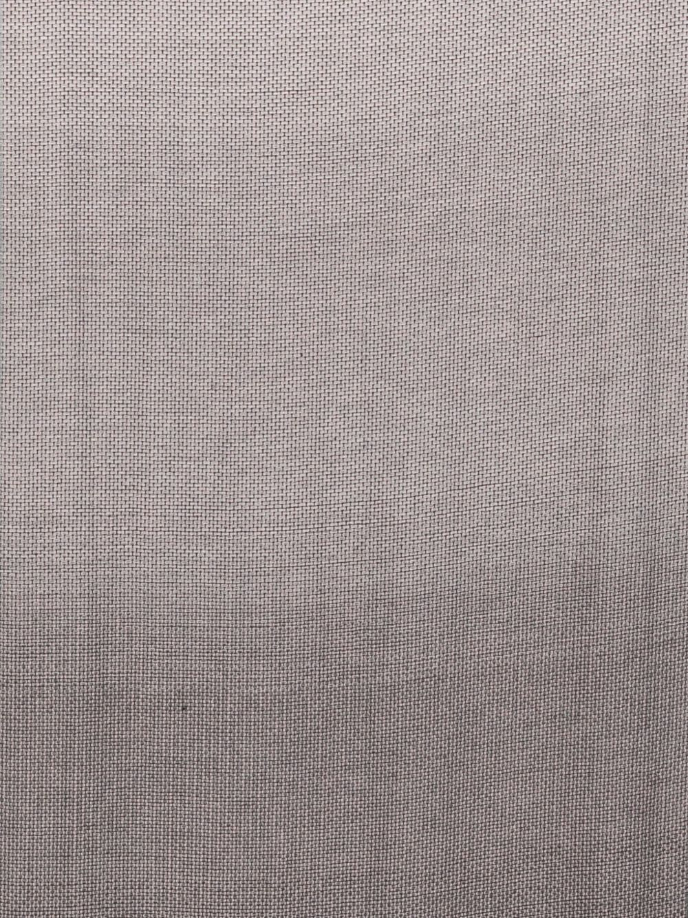 EMPORIO ARMANI Logo Jacquard Scarf with Frayed Edges