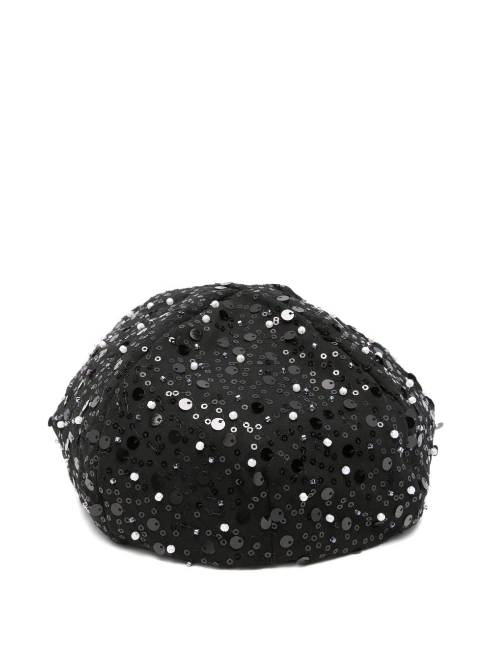 EMPORIO ARMANI Sequin Beaded Embellishment Hat