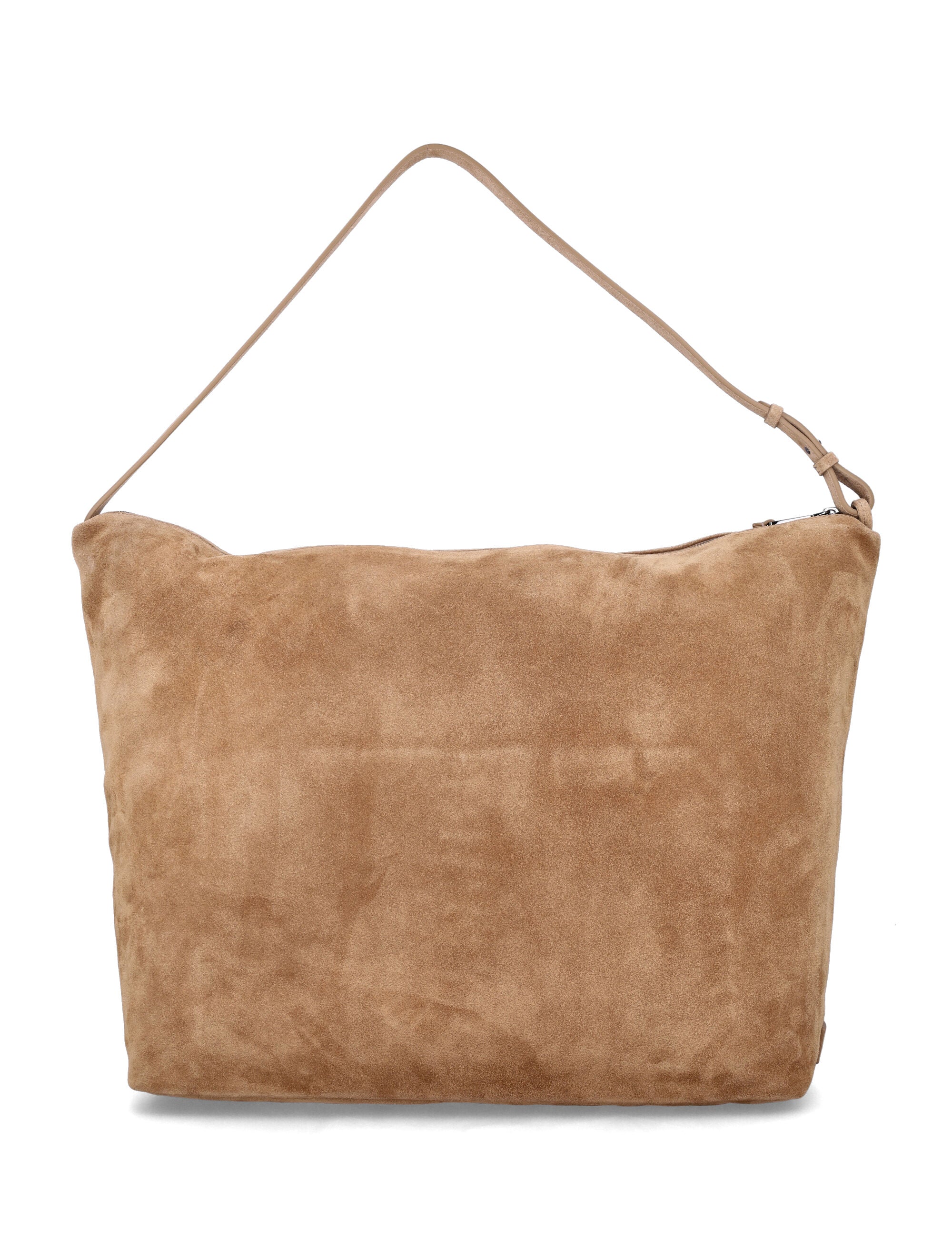 EMPORIO ARMANI Large Chain Soft Suedette Hobo Handbag