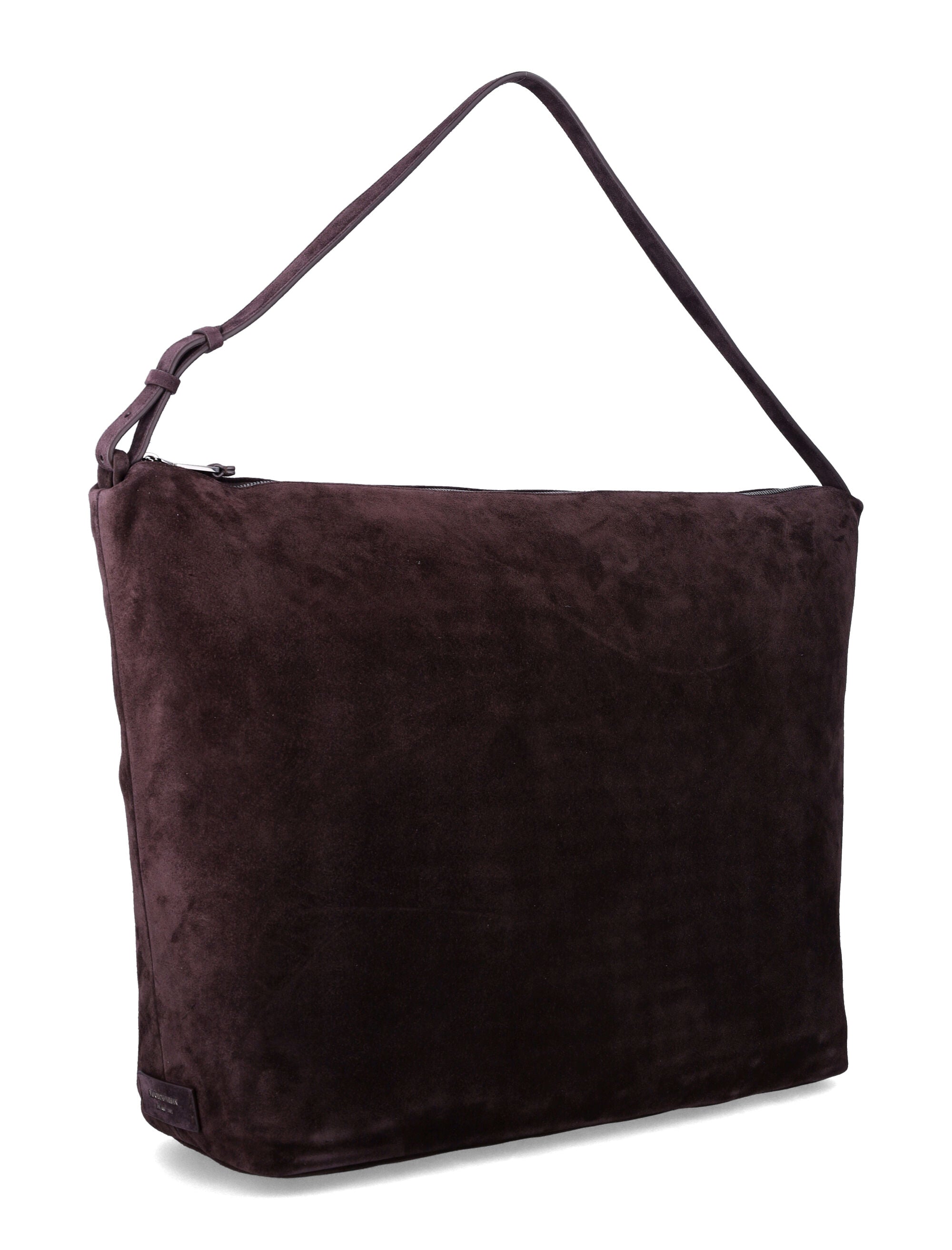 EMPORIO ARMANI Large Chain Soft Suede Hobo Handbag