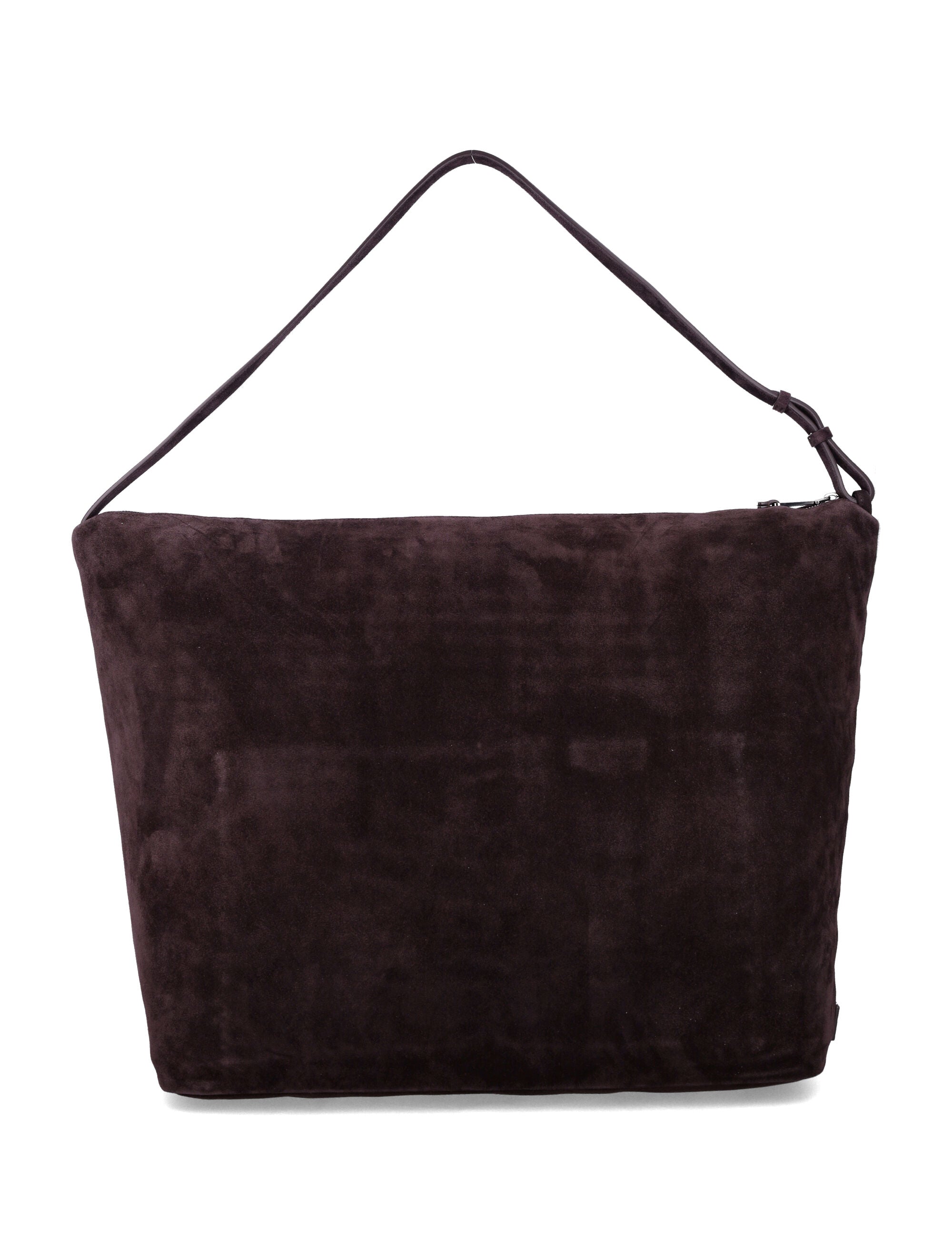 EMPORIO ARMANI Large Chain Soft Suede Hobo Handbag