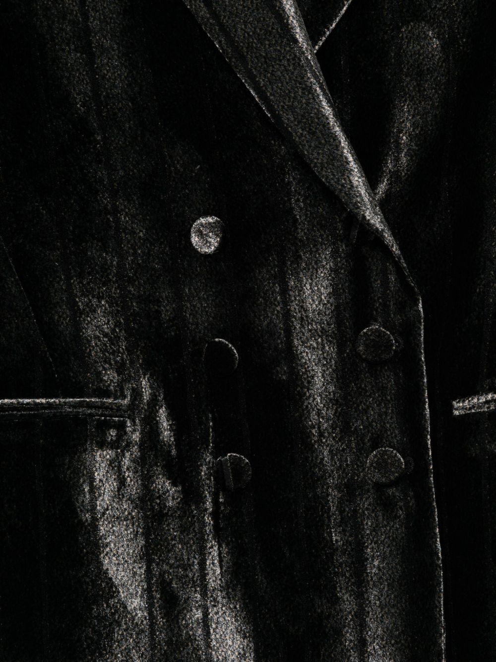 EMPORIO ARMANI Pinstripe Double-Breasted Blazer