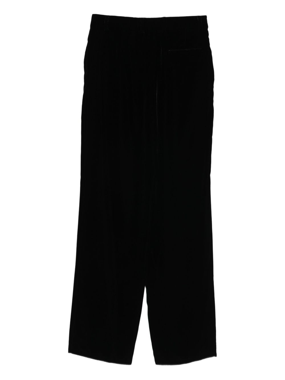 EMPORIO ARMANI Velvet Effect Pants with Side and Rear Pockets