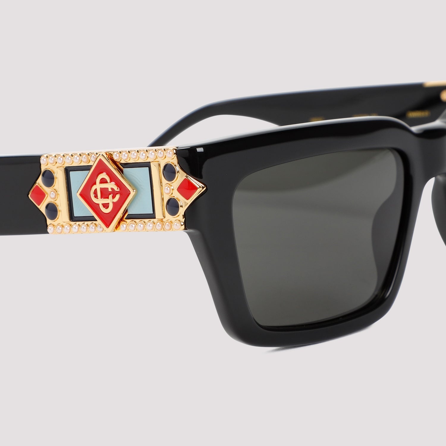 CASABLANCA Monogram Plaque Mini Sunglasses