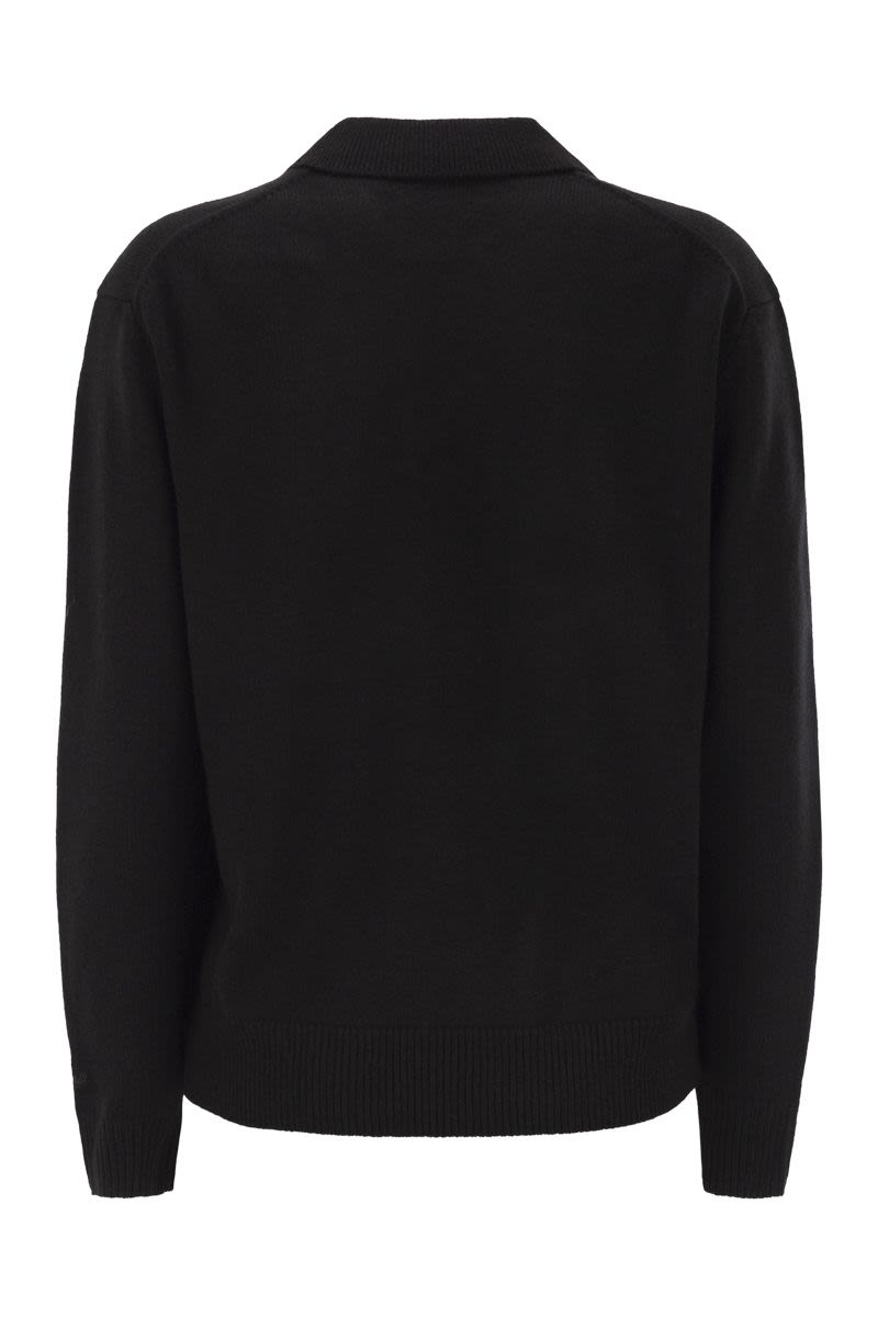 MC2 SAINT BARTH Classic V-Neck Polo Jumper