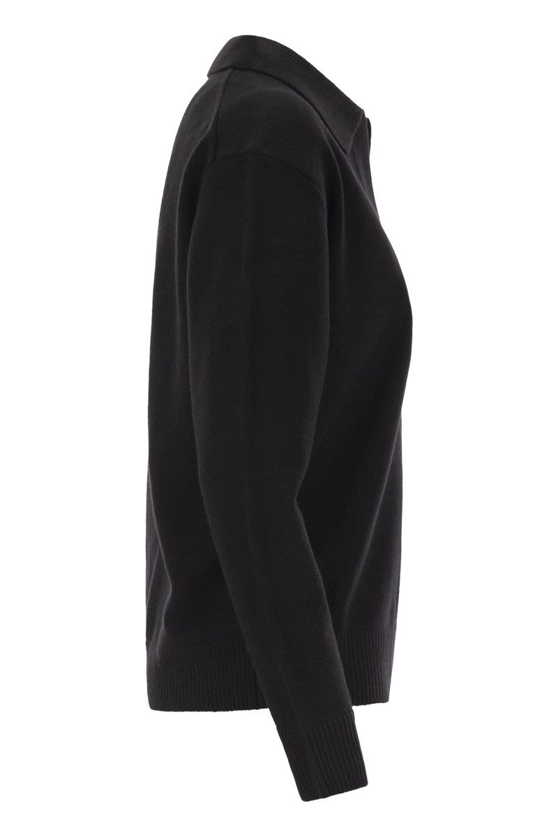 MC2 SAINT BARTH Classic V-Neck Polo Jumper