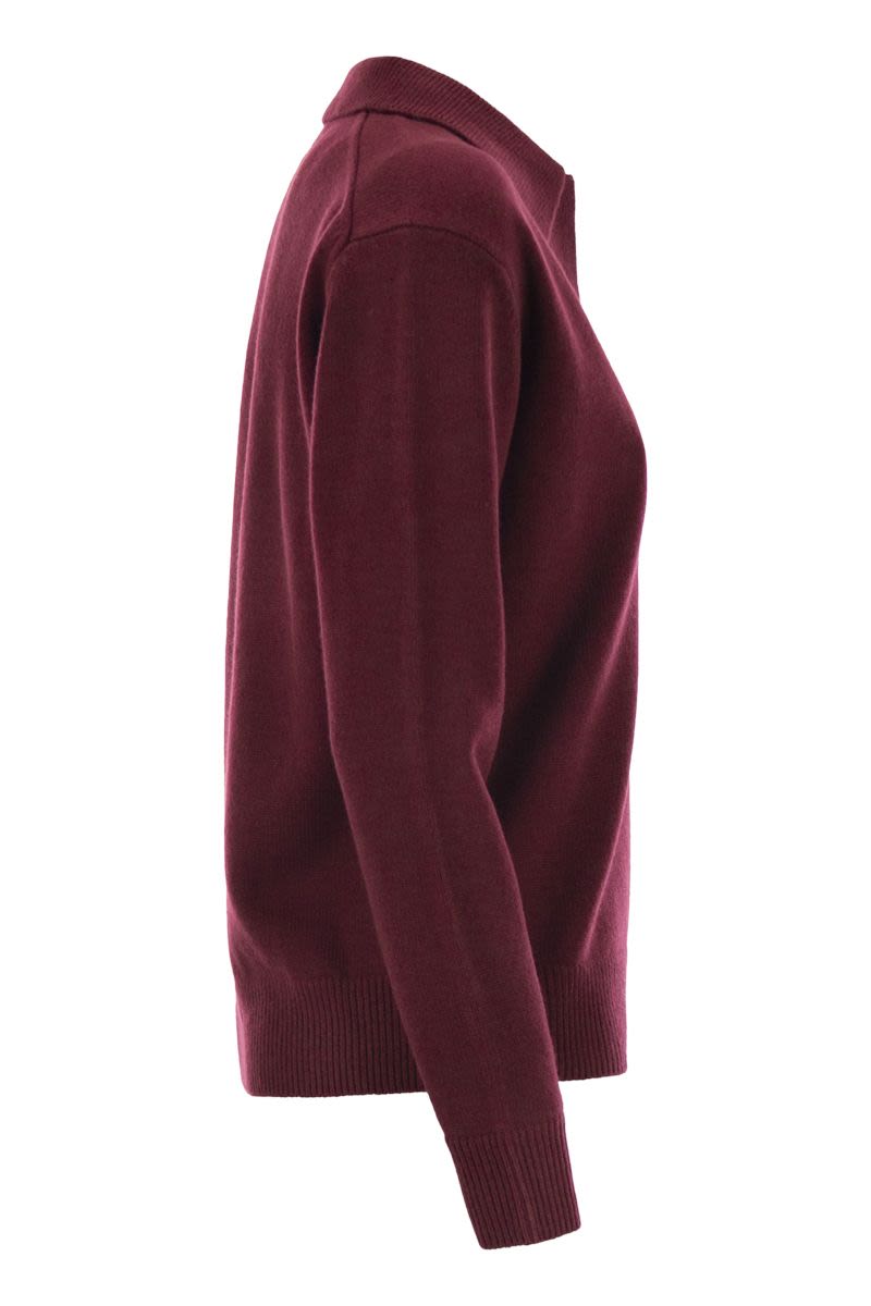 MC2 SAINT BARTH Women's Polo Neck Jumper - Essential V-Neck Style