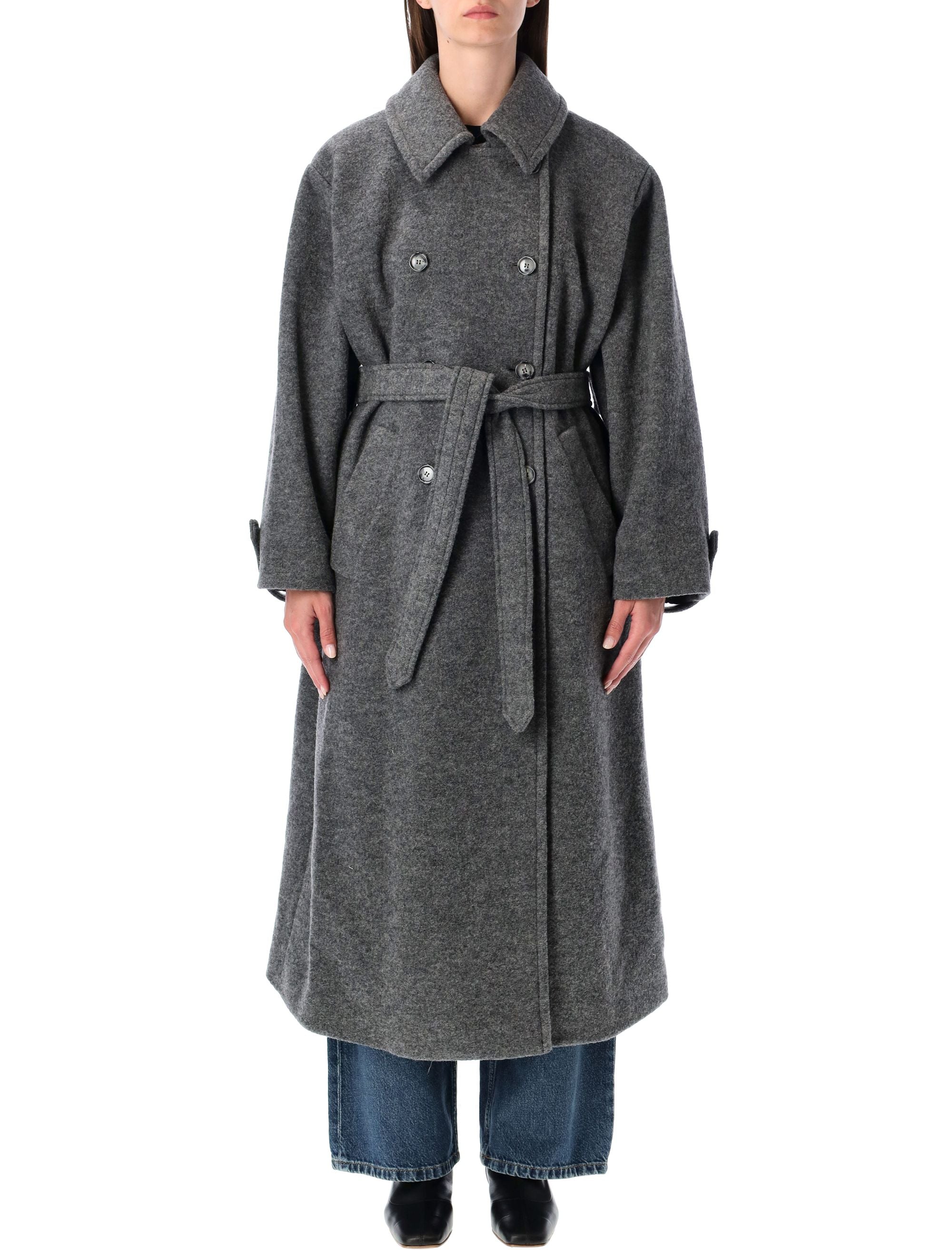 A.P.C. Oversized Wool Ankle-Length Jacket