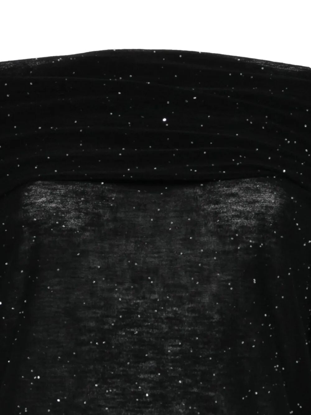 ROBERTO COLLINA Mini Off-Shoulder Sequined Sweater