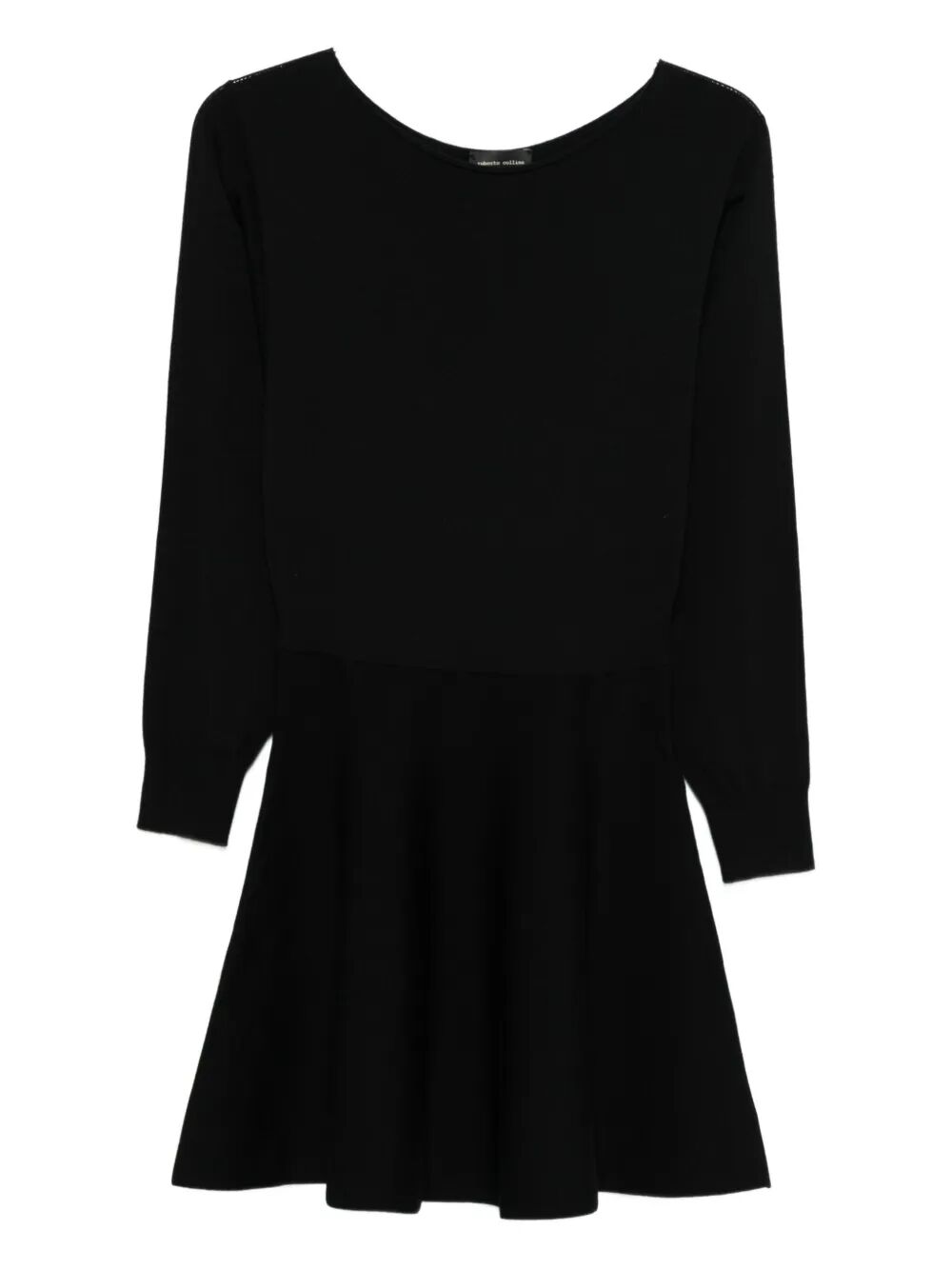 ROBERTO COLLINA Long-Sleeved Flared Wool Dress
