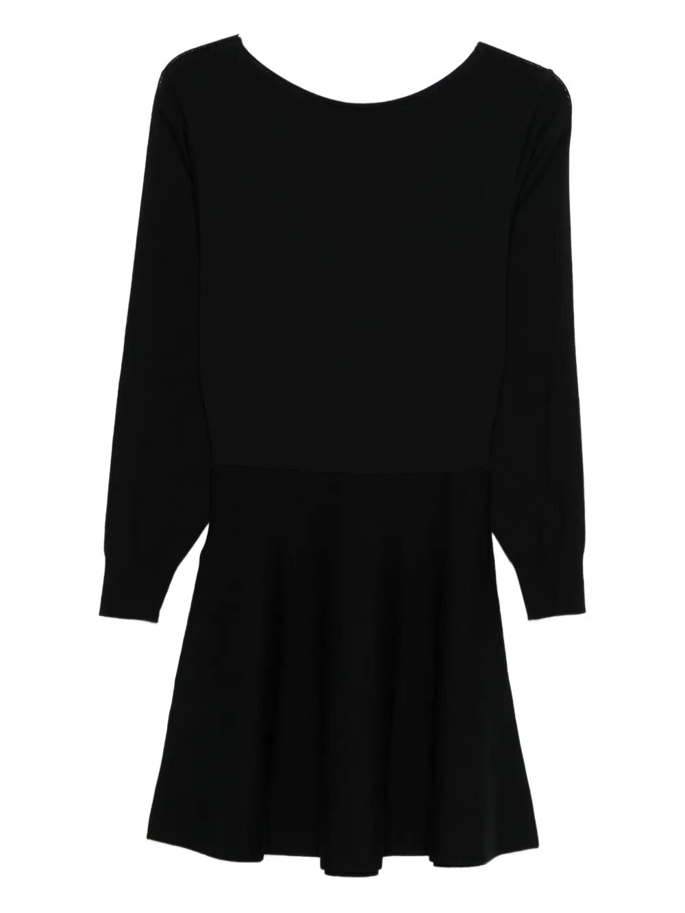 ROBERTO COLLINA Long-Sleeved Flared Wool Dress