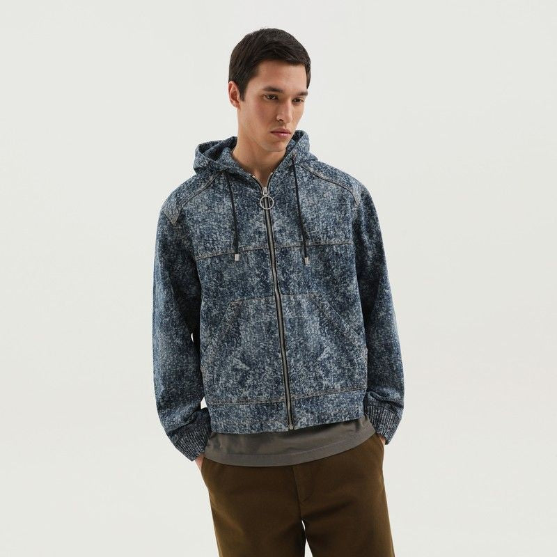 1989 STUDIO Marbled Zip Hoodie