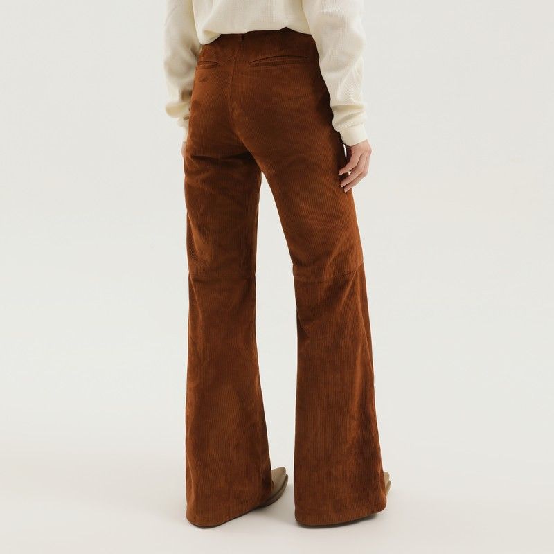 1989 STUDIO Flared Leather Pants