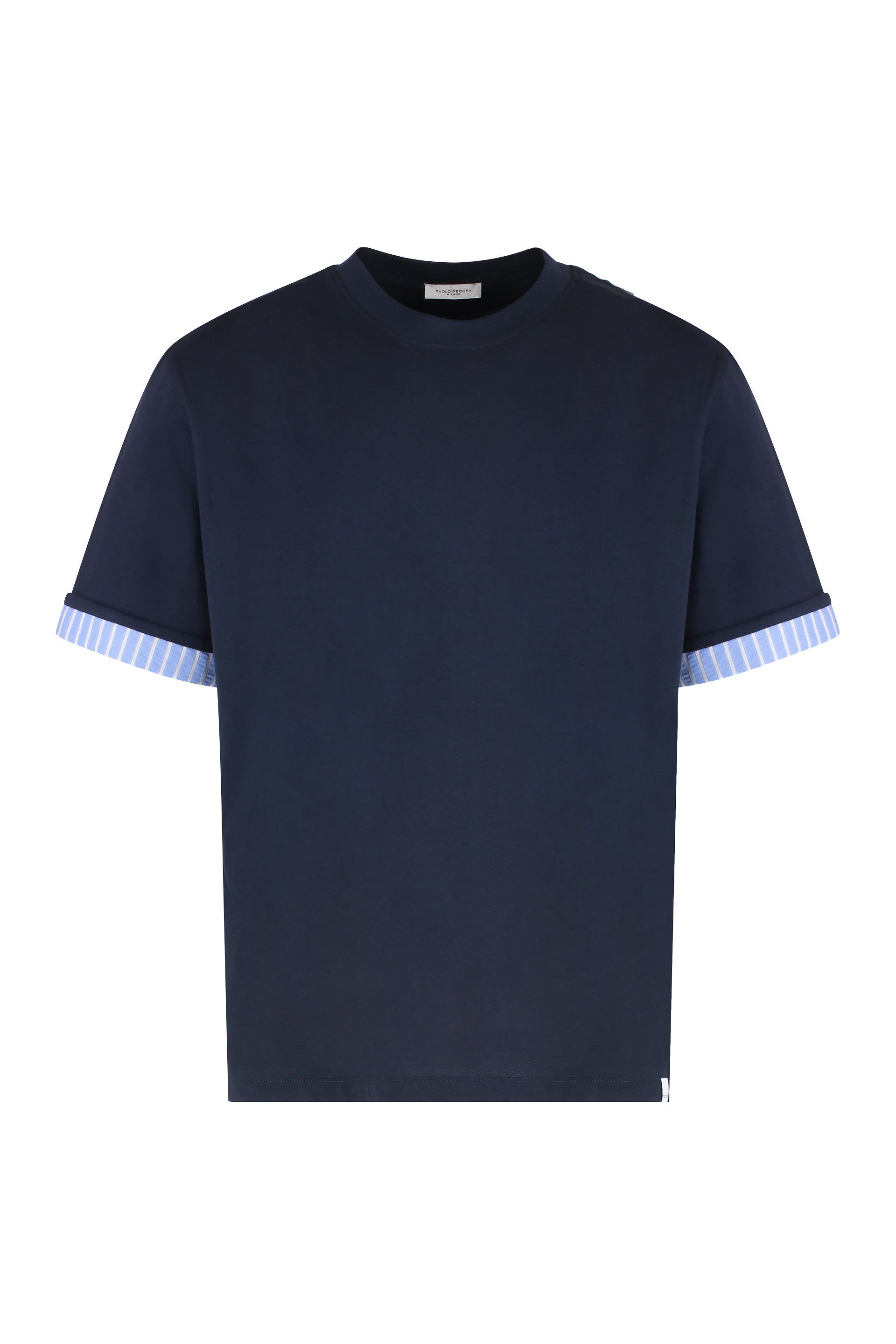 PAOLO PECORA Oversized Cotton Crew-Neck T-Shirt for Men