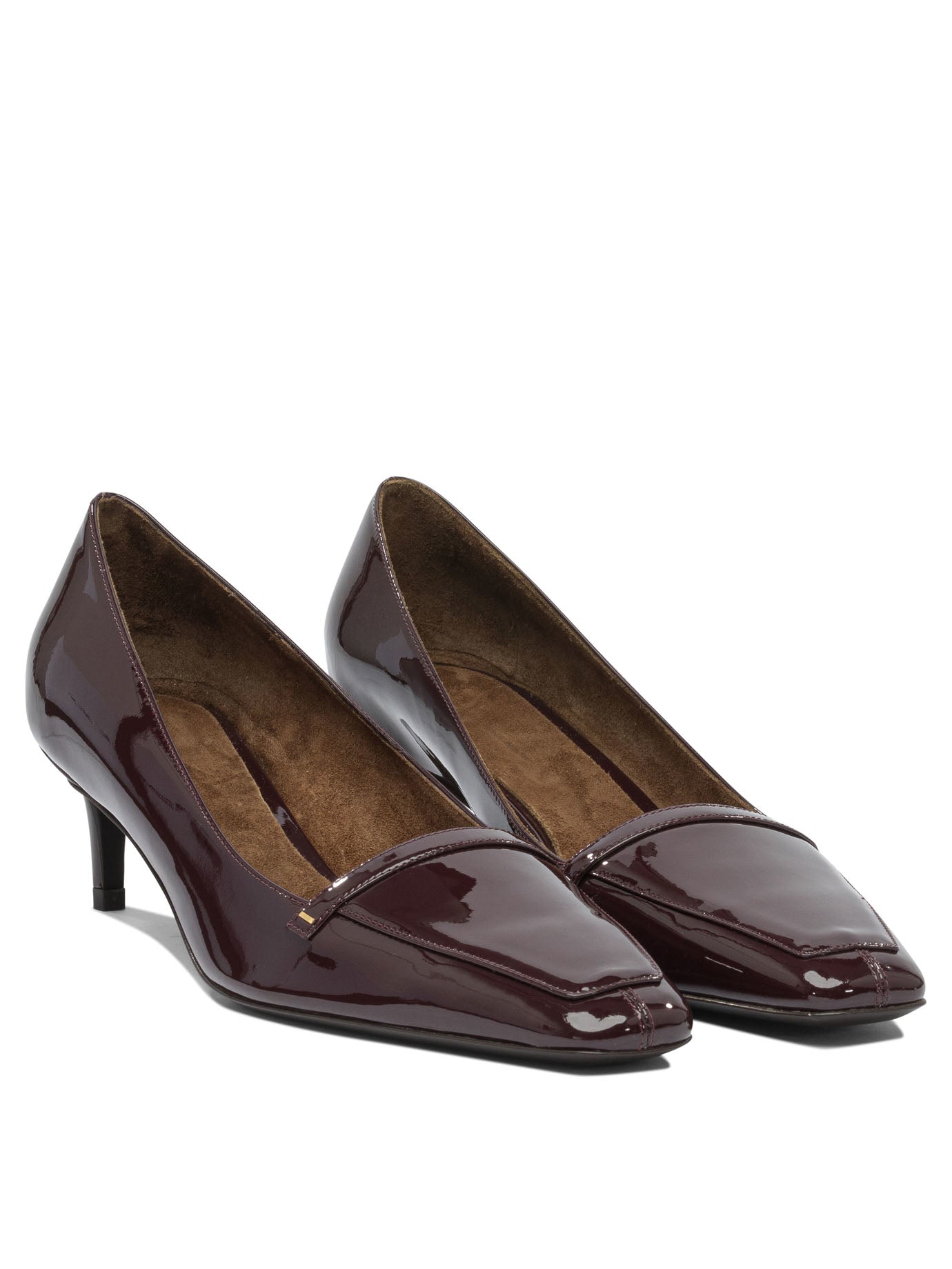 KHAITE 100% Leather Heeled Pumps