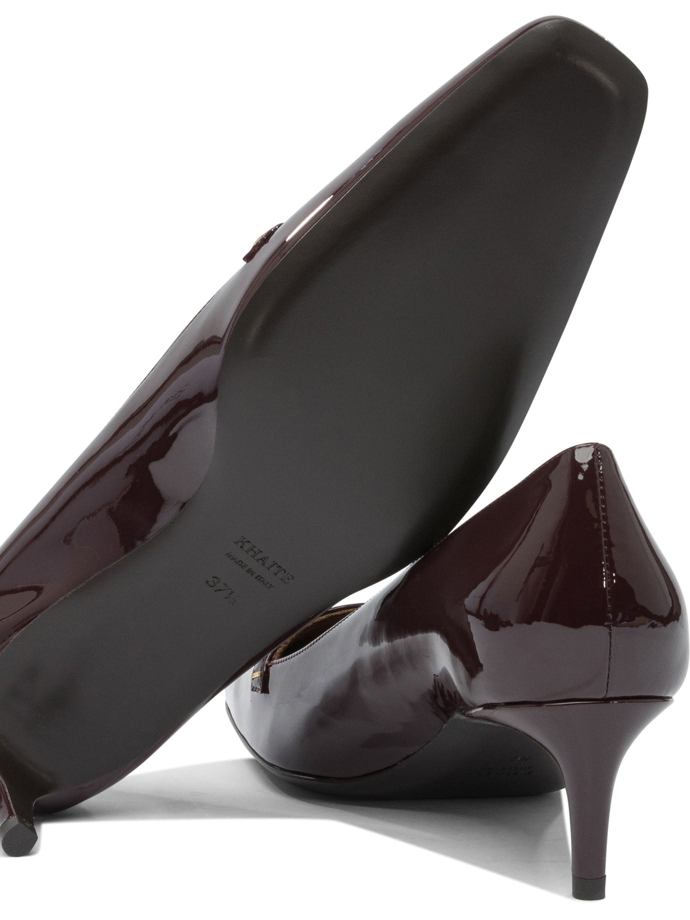 KHAITE 100% Leather Heeled Pumps