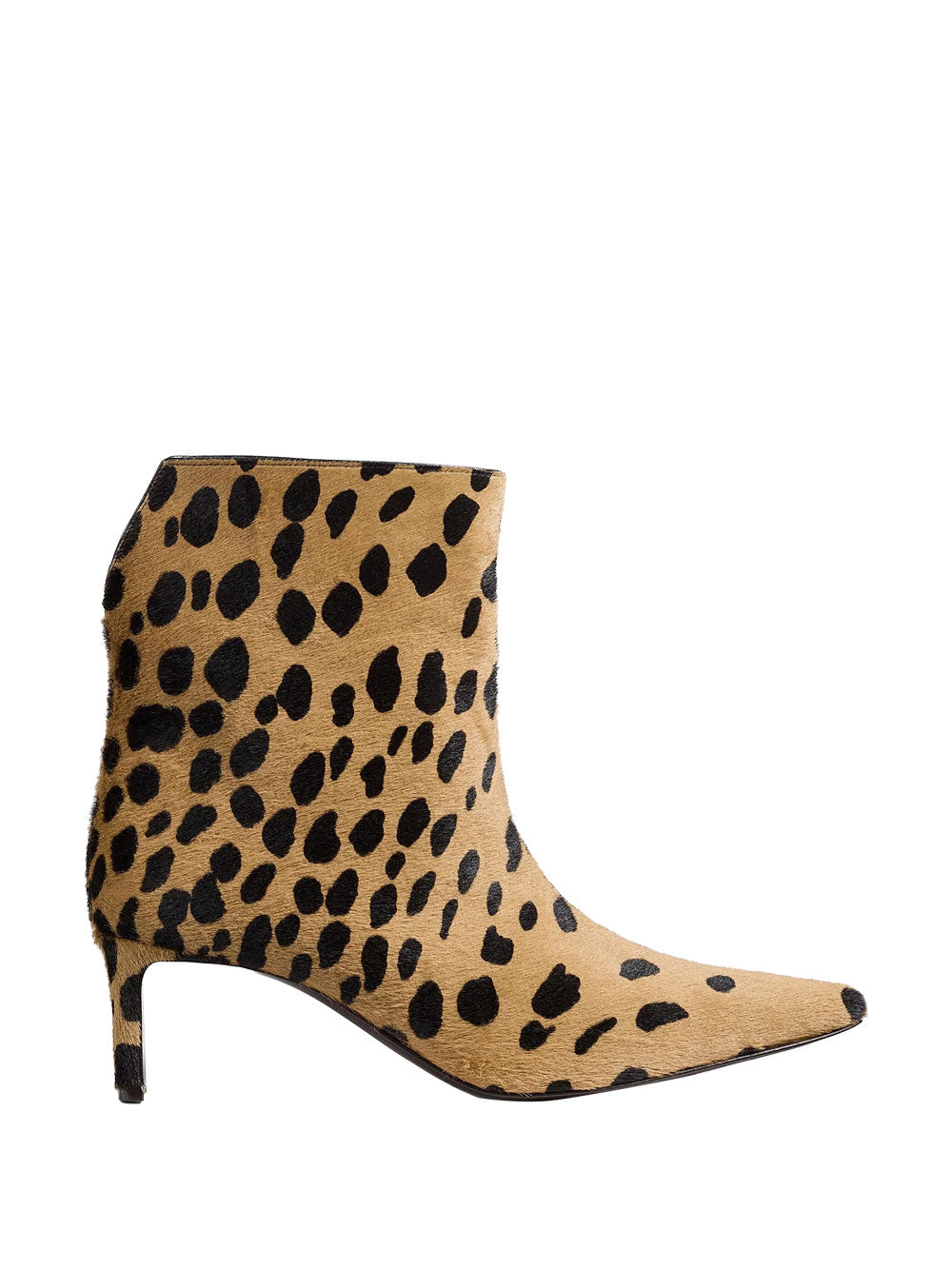 KHAITE Ona 55 Ankle Boots - Luxurious Printed Haircalf
