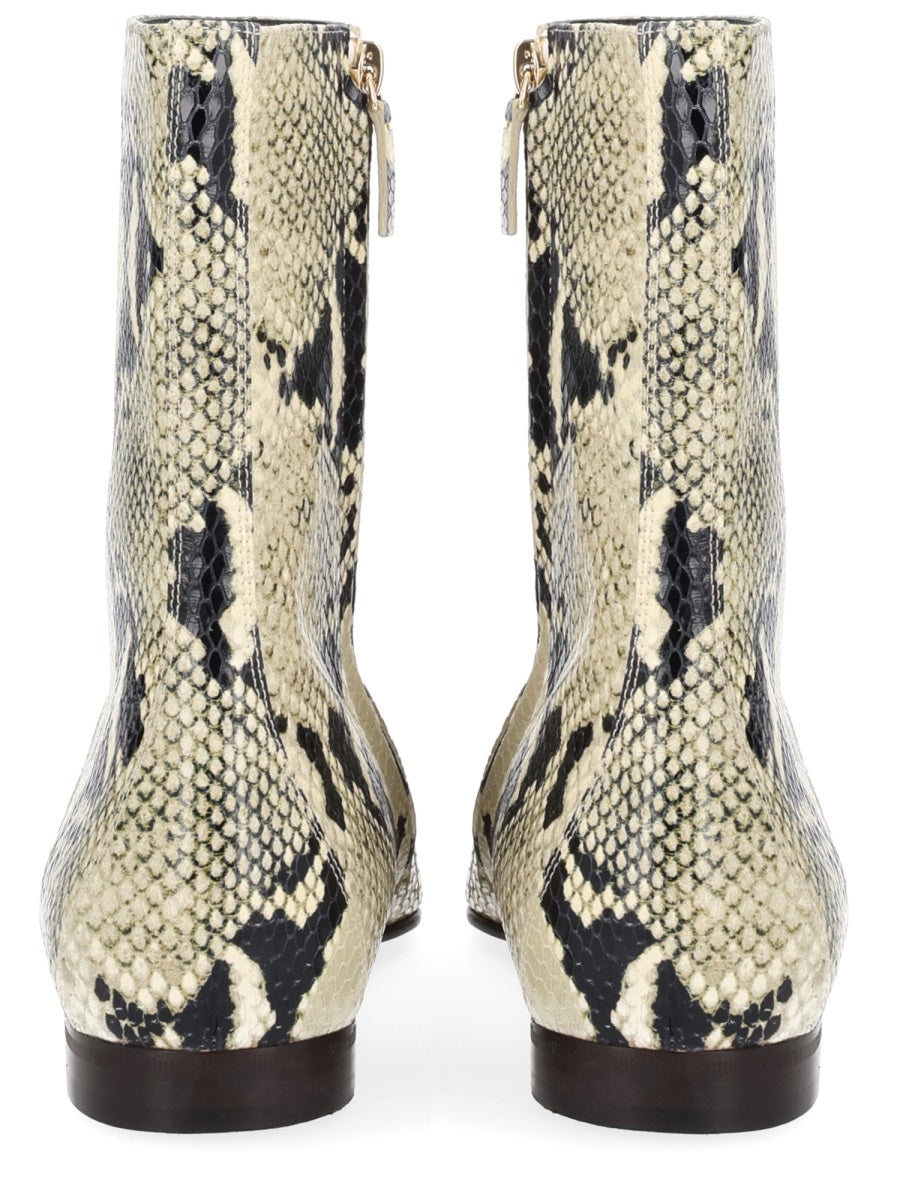 KHAITE Leather Boot Colt for Women - FW25