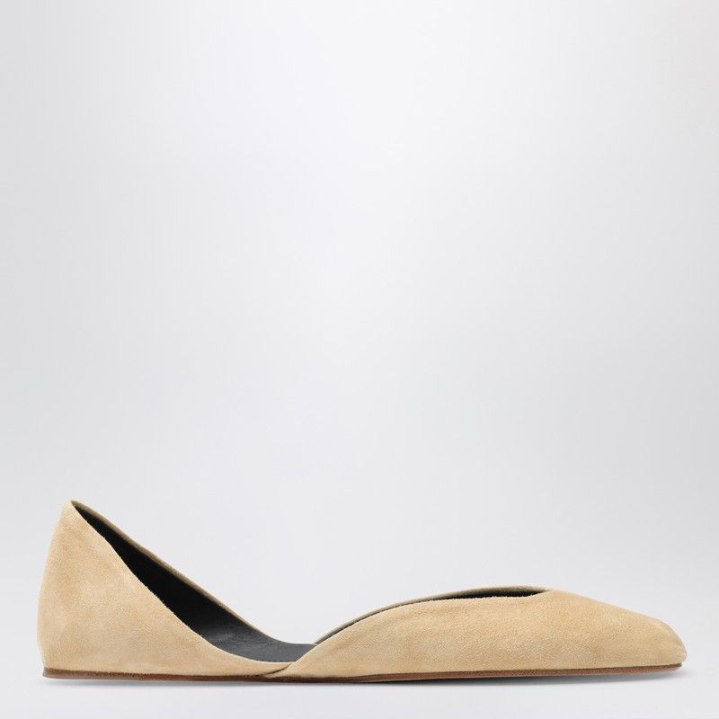 THE ROW Gemma Ballet Slipper - Elegant Suede Design