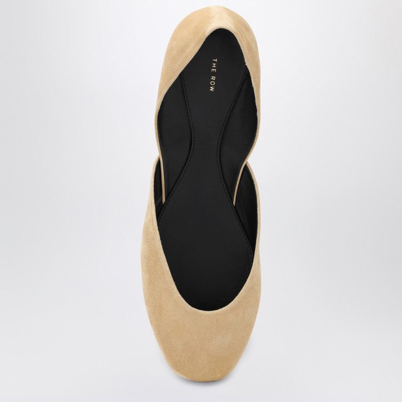 THE ROW Gemma Ballet Slipper - Elegant Suede Design