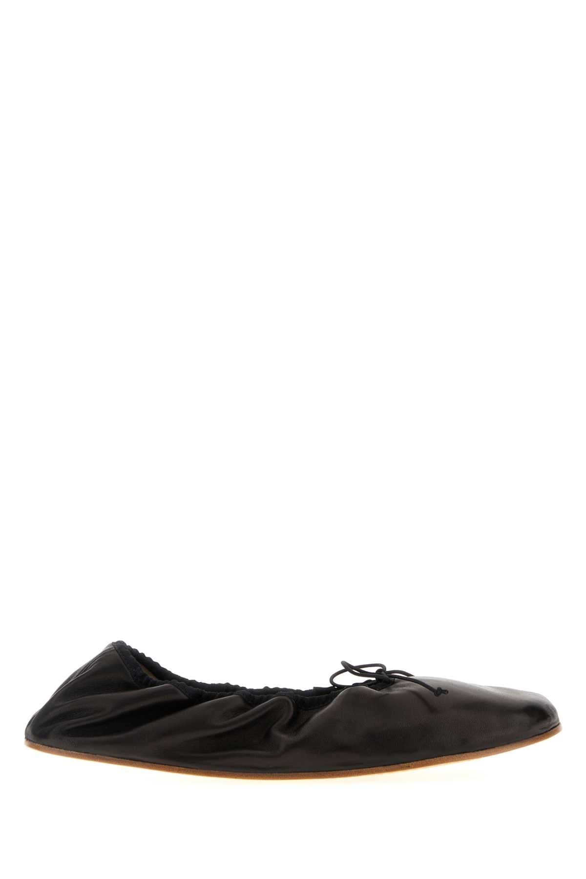 THE ROW Nappa Leather Ballerinas