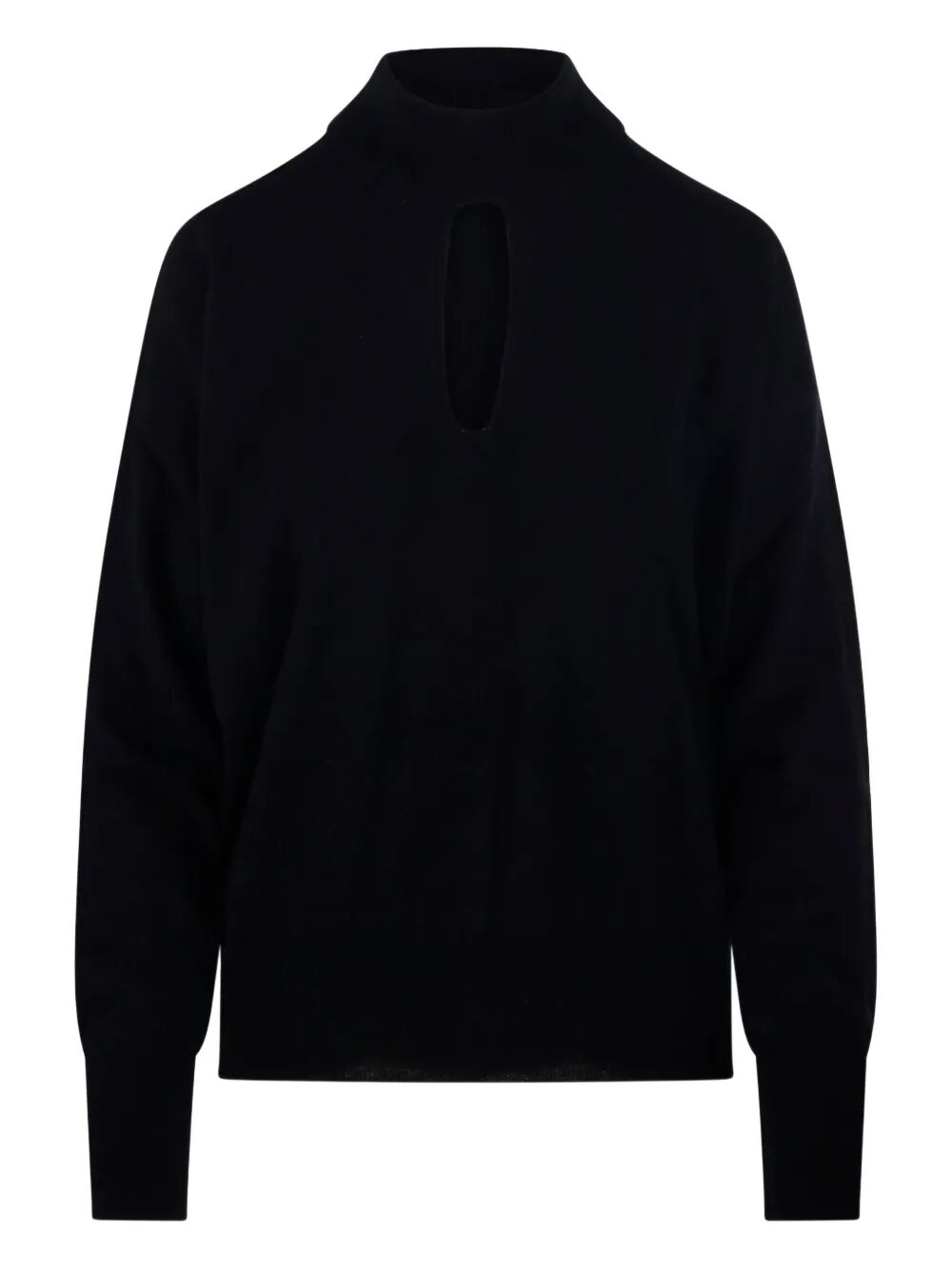 ROBERTO COLLINA Cut Out Mock-Neck Sweater