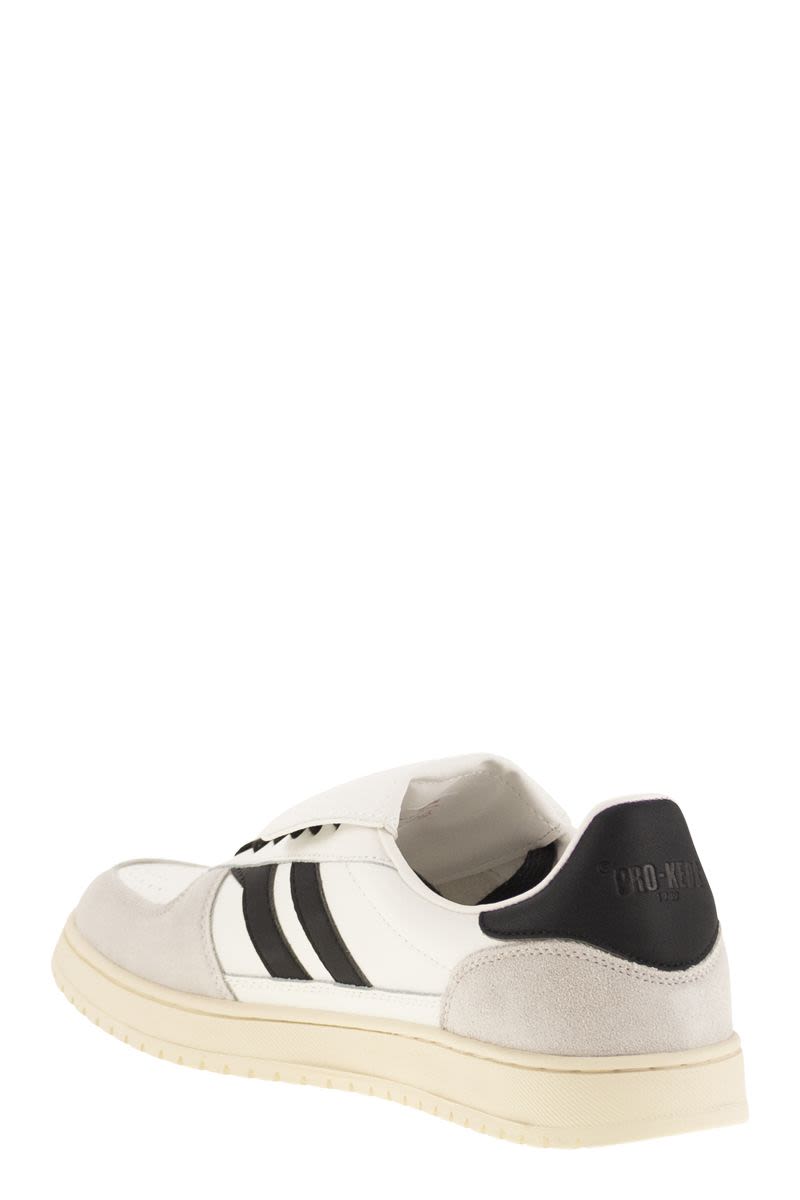 PRO-KEDS Field King Mid-Cut Leather Trainers with Reversible Tongue