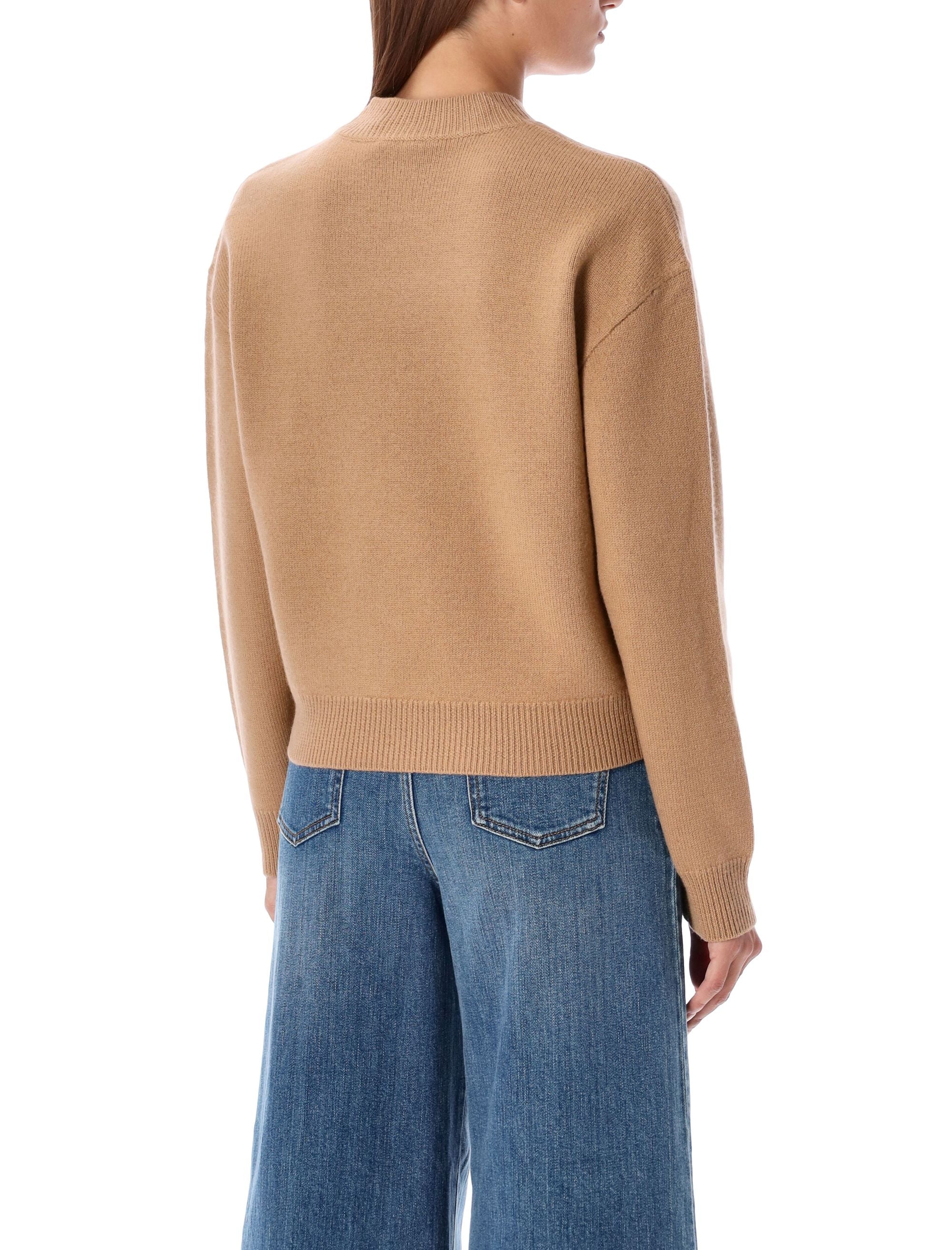 A.P.C. Women's Regular Fit Knit Crew Neck Sweater
