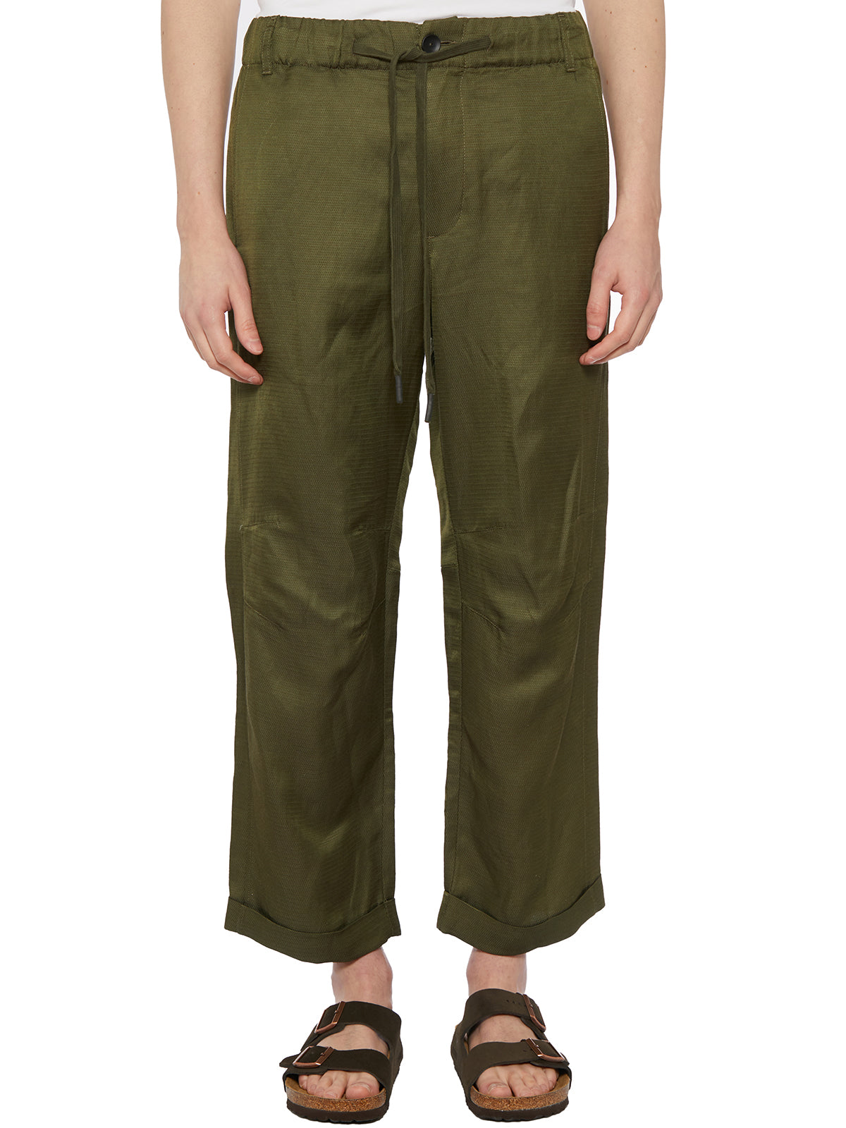 ANDREA YA'AQOV Men's Cotton Blend Trousers - Size M
