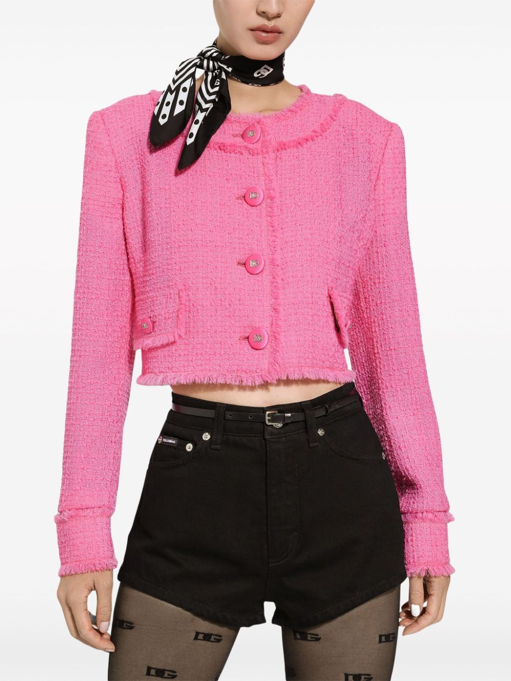 DOLCE & GABBANA Feminine Tweed Blazer