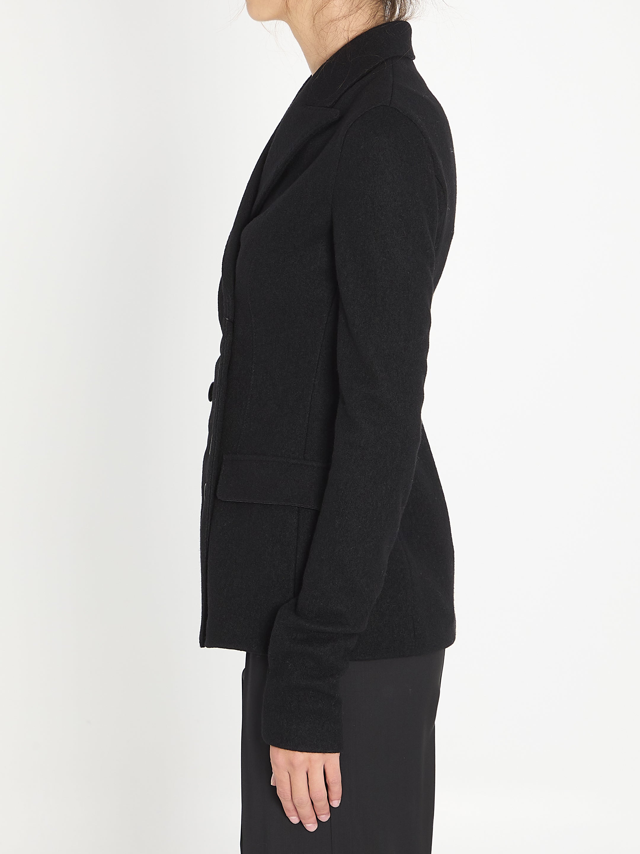 DOLCE & GABBANA Double-Breasted Wool Jacket (Size 40)