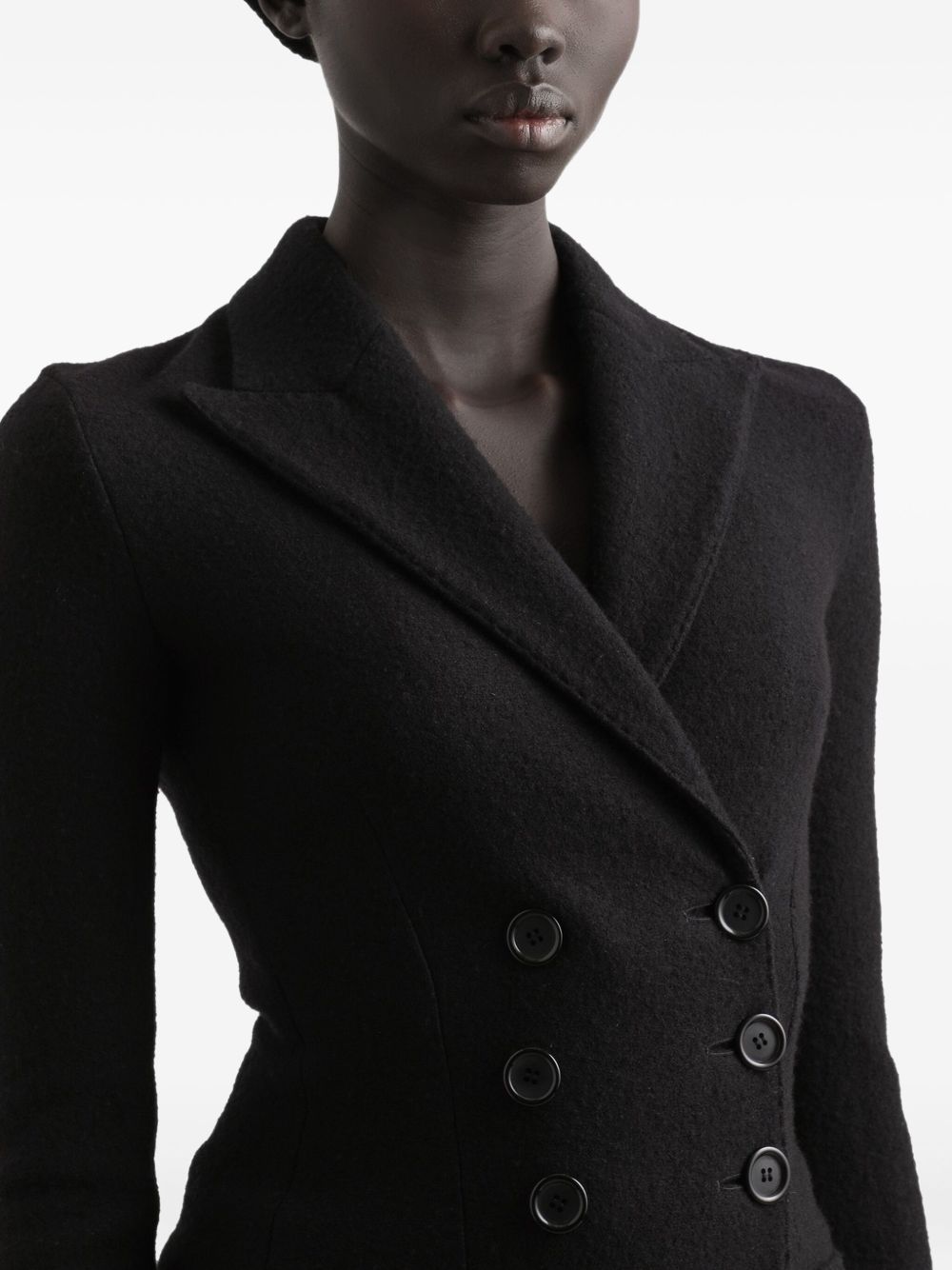 DOLCE & GABBANA Double-Breasted Wool Jacket (Size 40)
