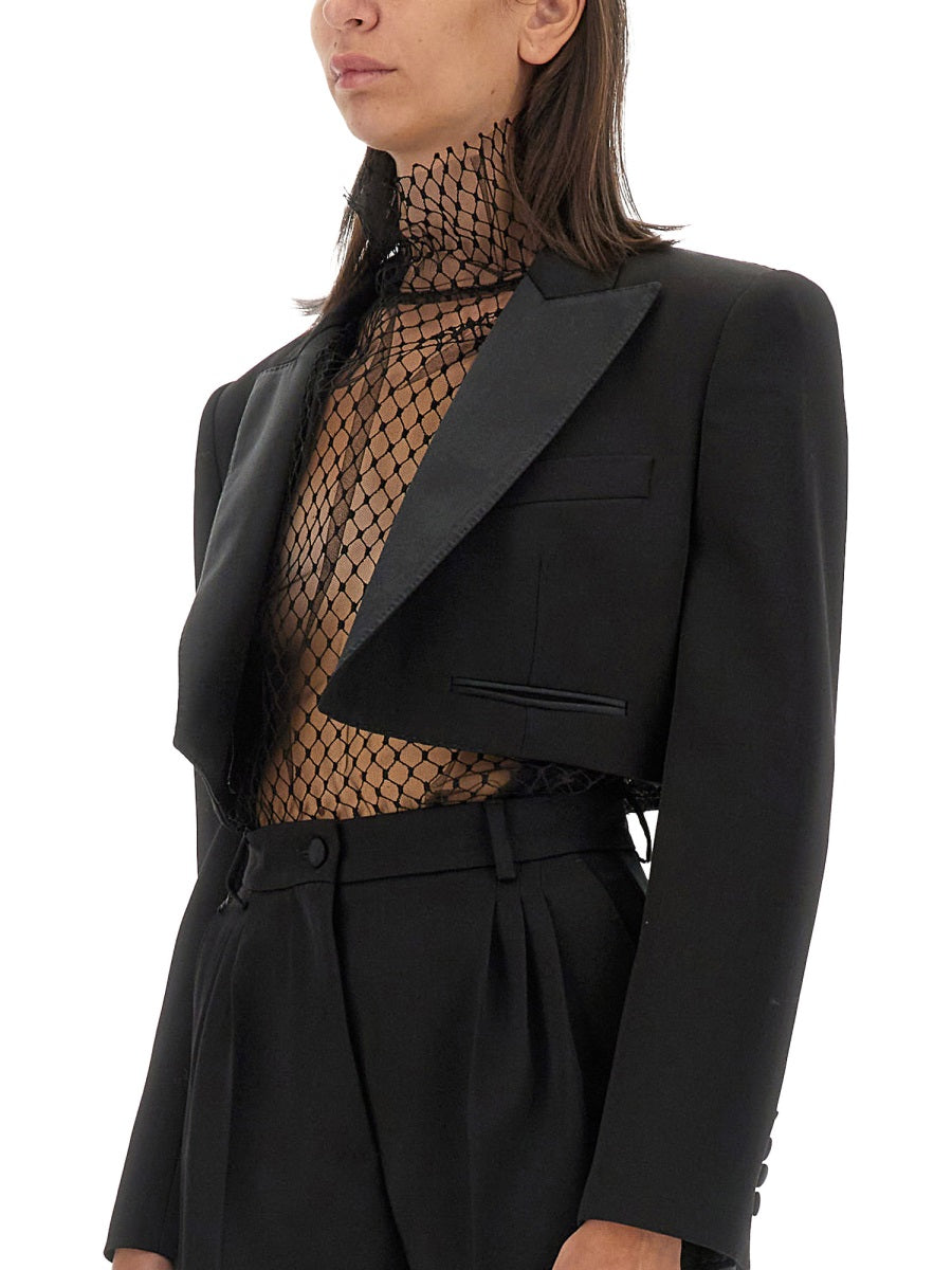 DOLCE & GABBANA Regular Fit Wool Gabardine Tuxedo Size 42