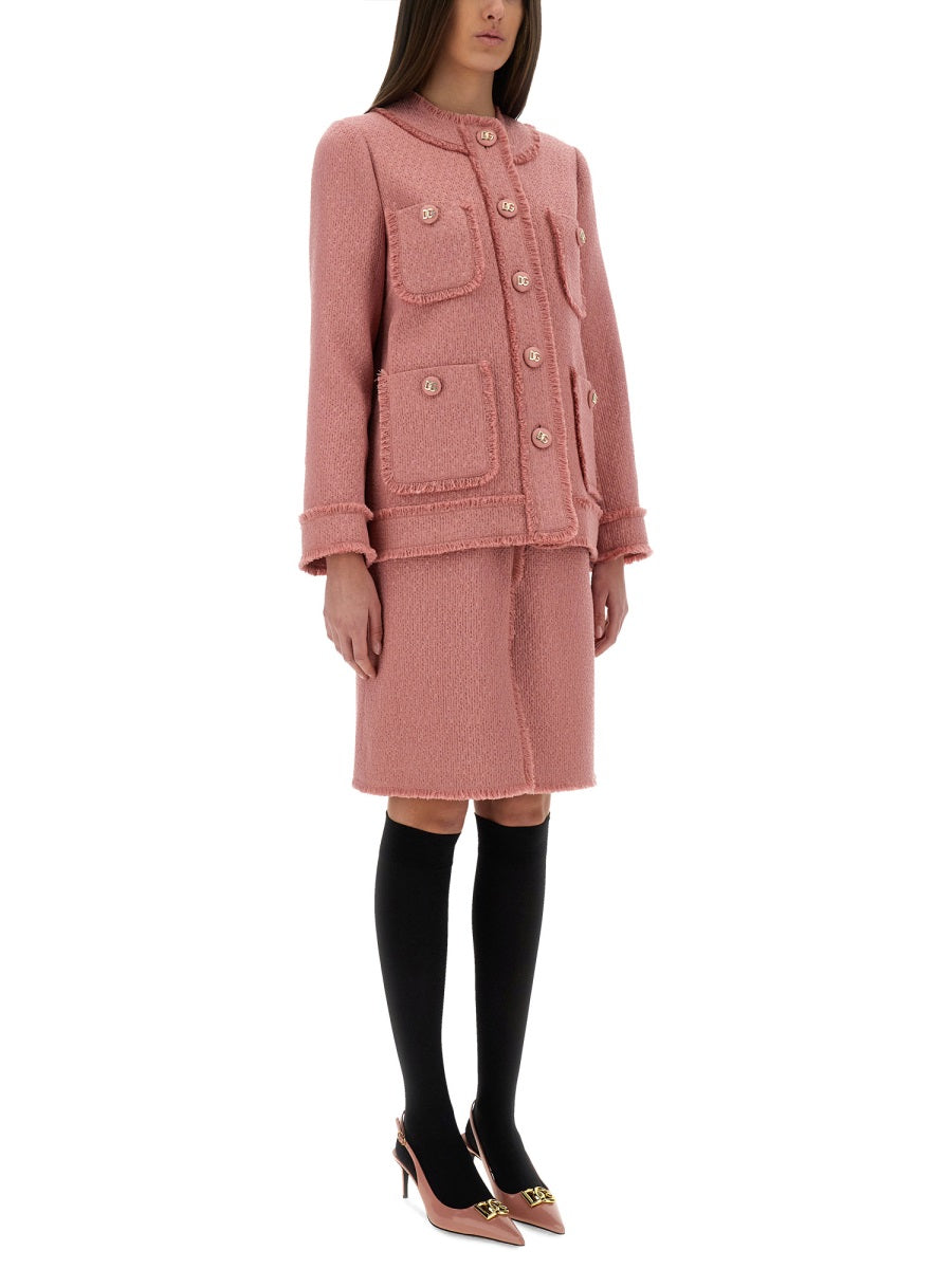 DOLCE & GABBANA Single-Breasted Jacket - Size 40