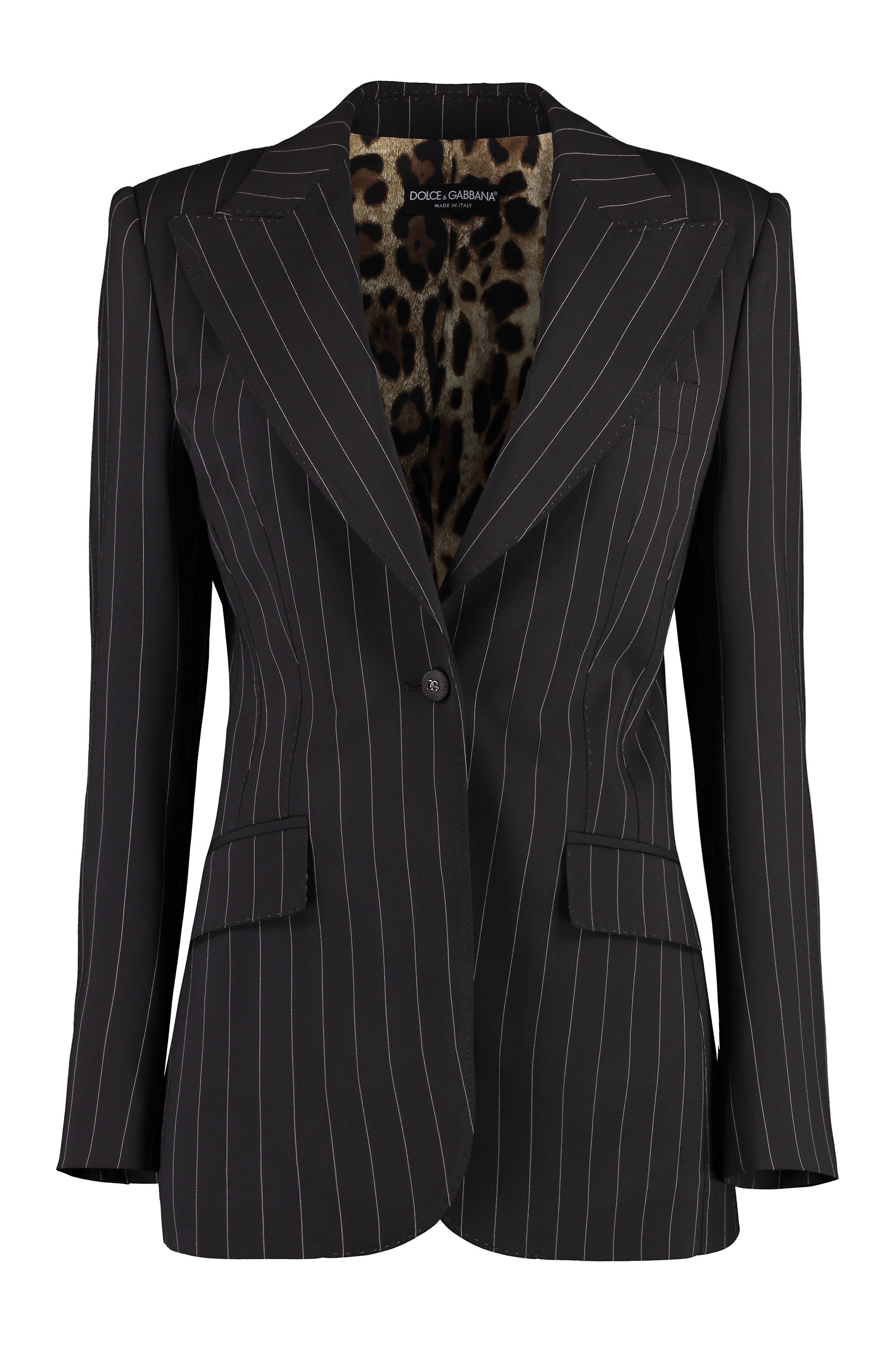 DOLCE & GABBANA Wool Pinstripe Blazer