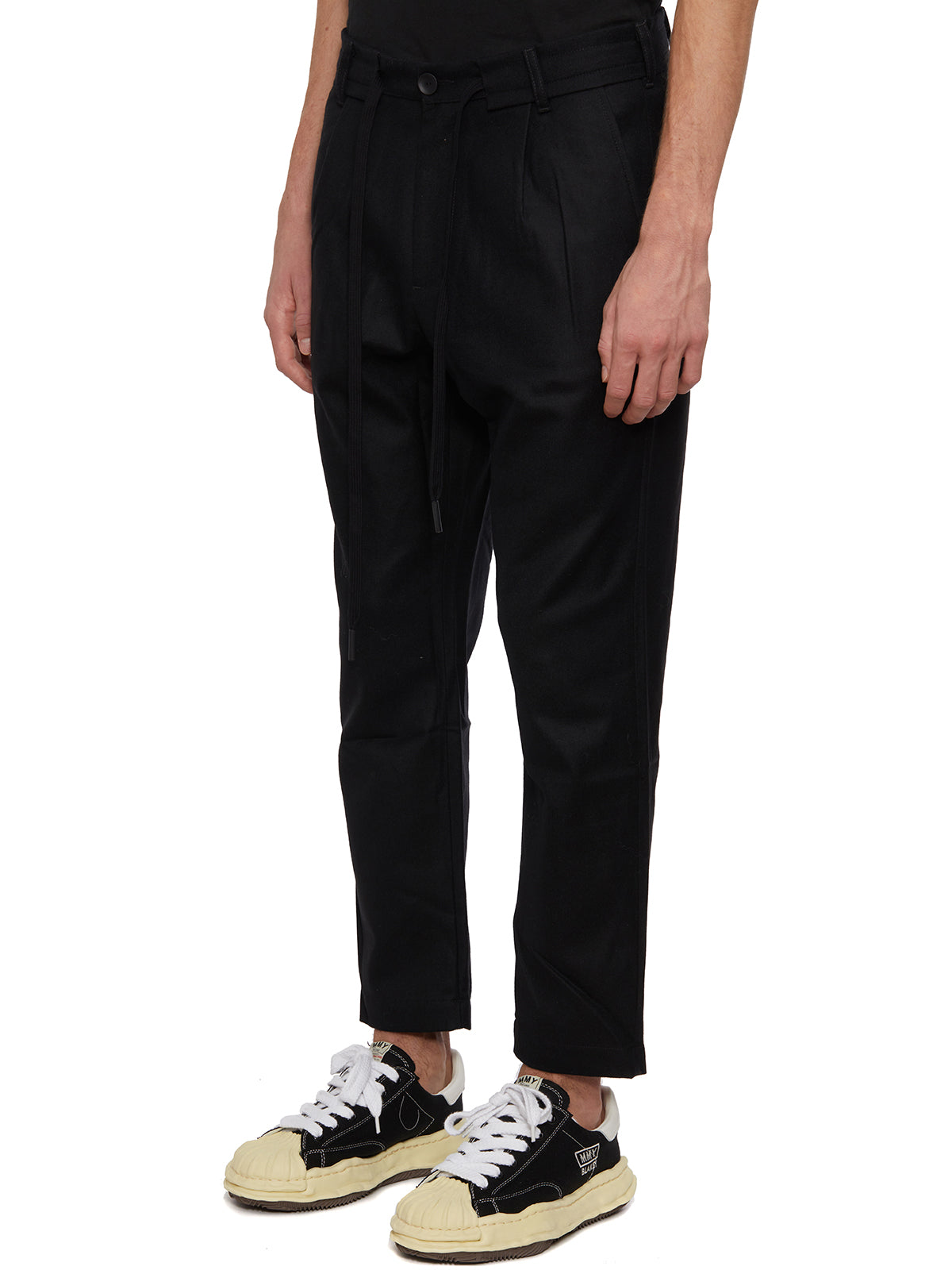 ANDREA YA'AQOV Men's Wool Mini Cropped Trousers