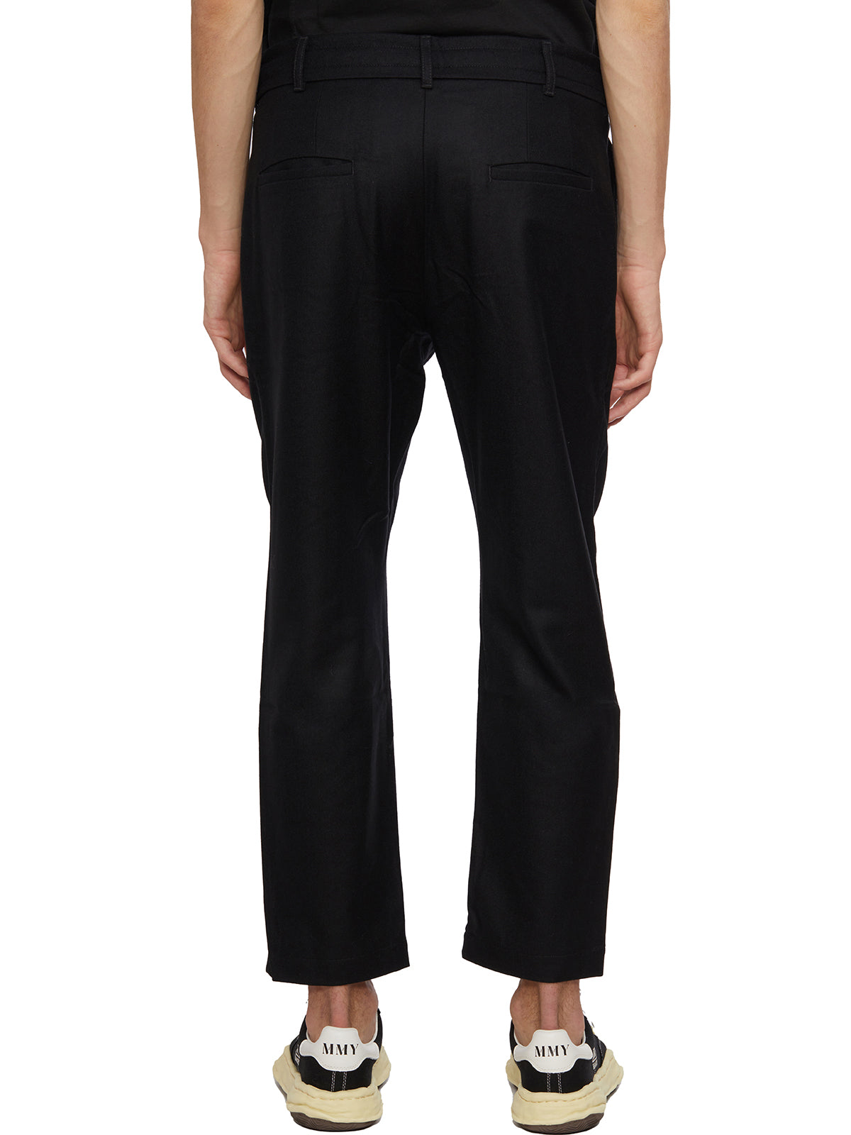 ANDREA YA'AQOV Men's Wool Mini Cropped Trousers