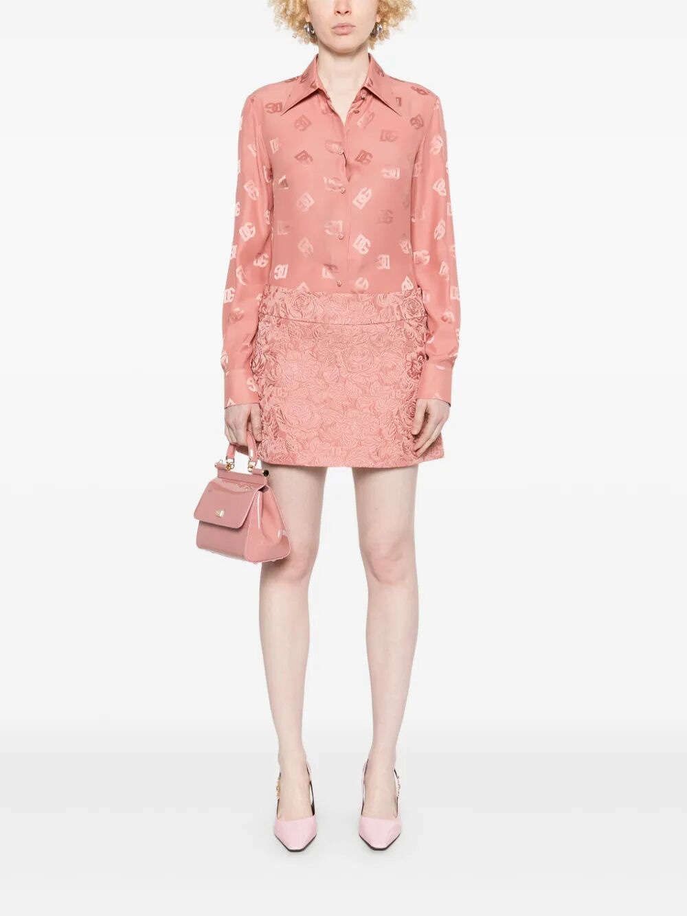 DOLCE & GABBANA Elegant Brocade Mini Skirt for Women