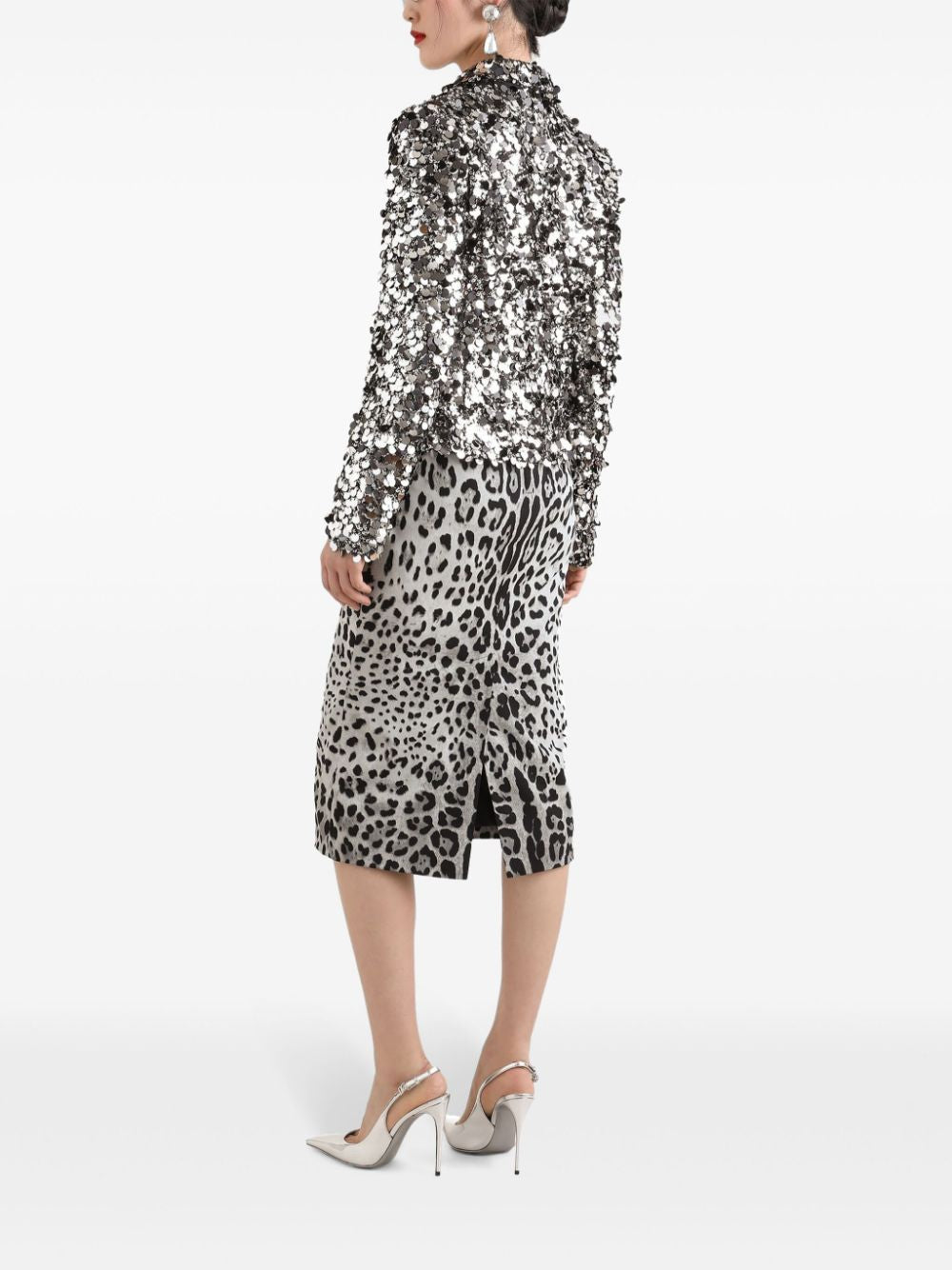 DOLCE & GABBANA Elegant Leopard Print Mini Skirt for Women